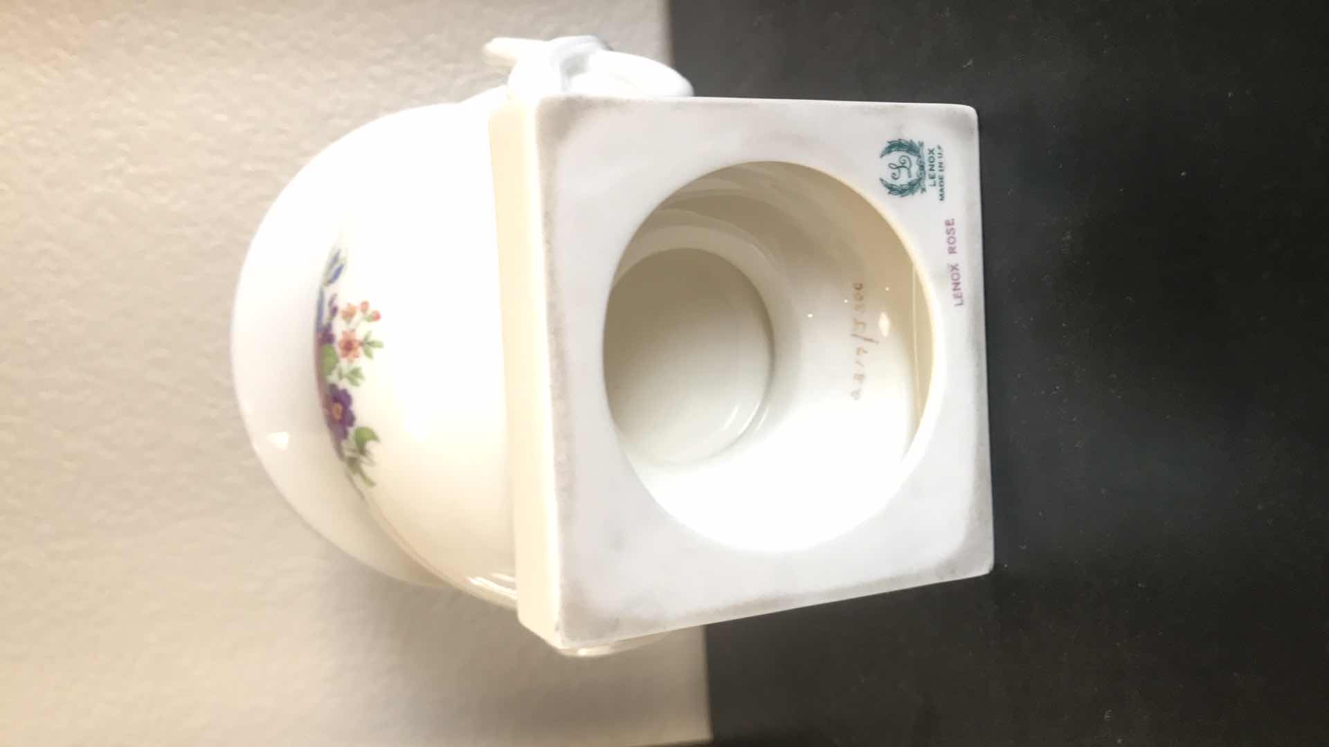 Photo 4 of LENOX PORCELAIN ROSE VASE