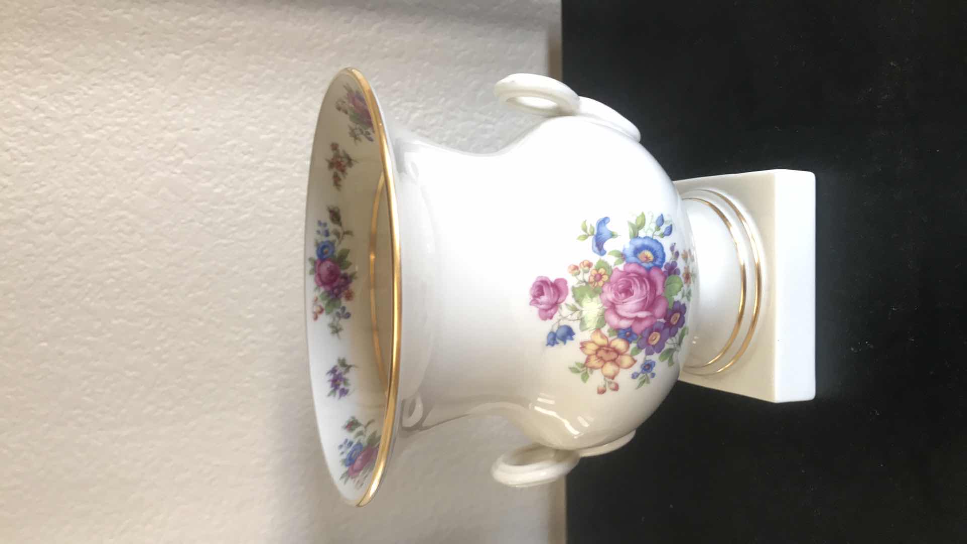 Photo 1 of LENOX PORCELAIN ROSE VASE