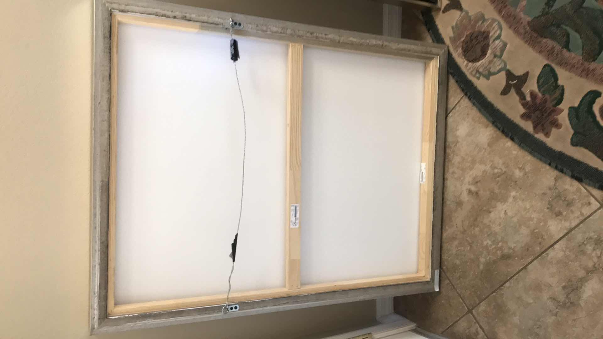 Photo 1 of SILHOUETTE OF PALMS CRAMED 30” X 40”