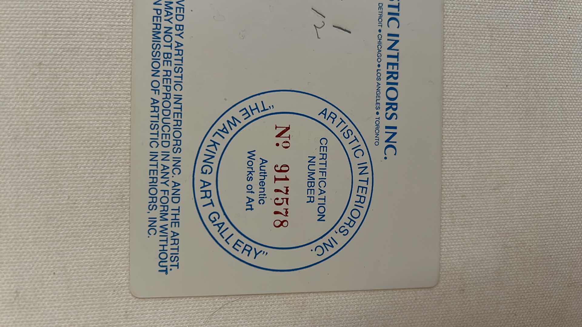 Photo 4 of VINTAGE FRAMED FLORAL VASE ARTWORK SIGNED BY ARTIST 23” x 19”