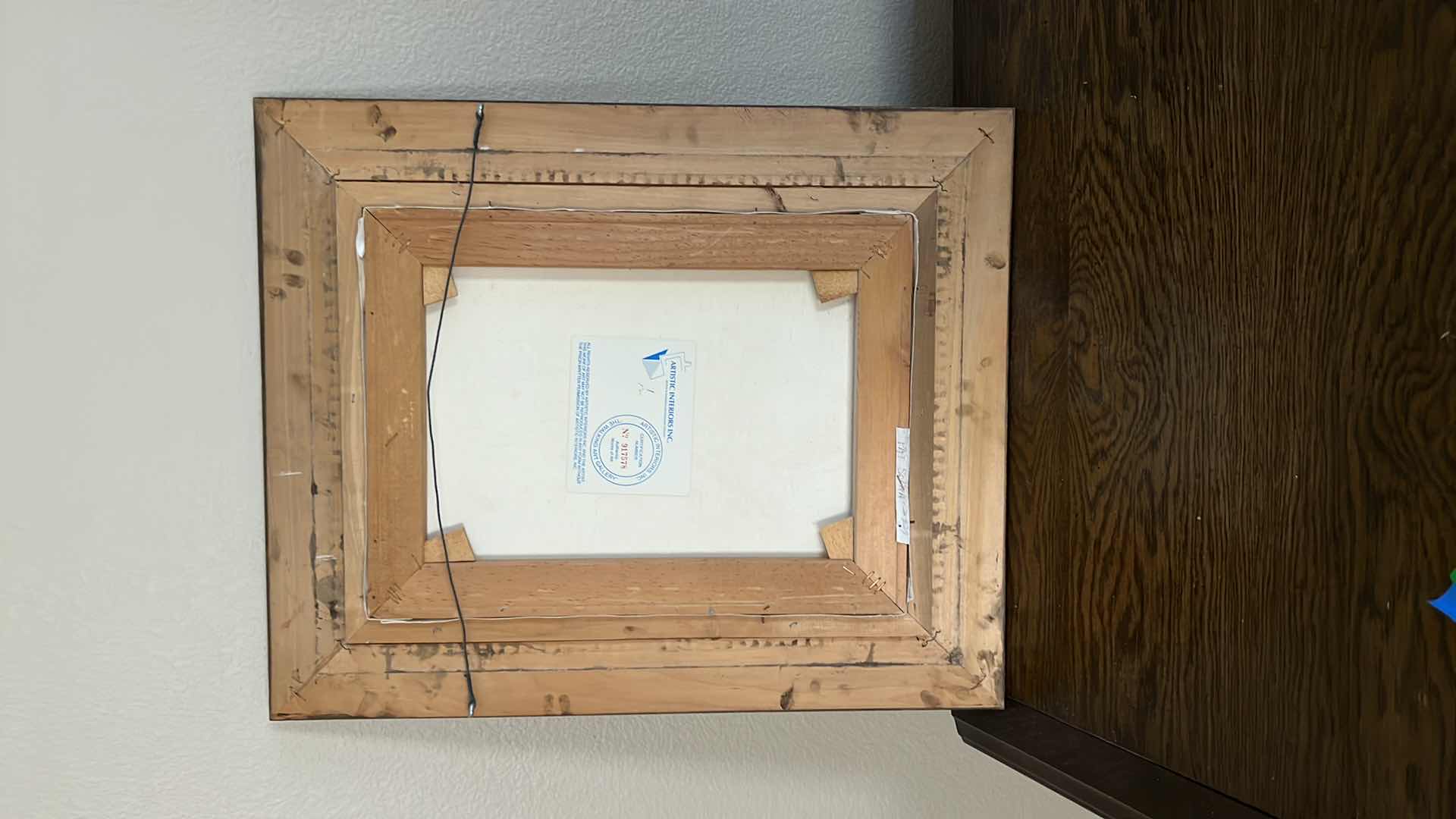 Photo 1 of VINTAGE FRAMED FLORAL VASE ARTWORK SIGNED BY ARTIST 23” x 19”