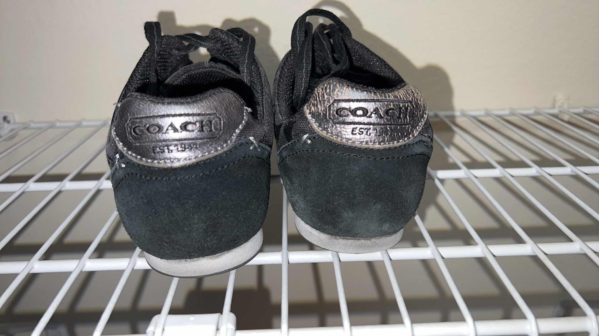 Photo 4 of LADIES BLACK COACH SHOES (SIZE 8)