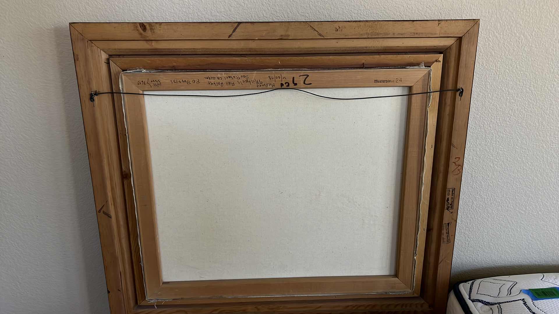 Photo 6 of VINTAGE FRAMED FARMHOUSE OIL PAINTING SIGNED BY ARTIST 31” x 28”