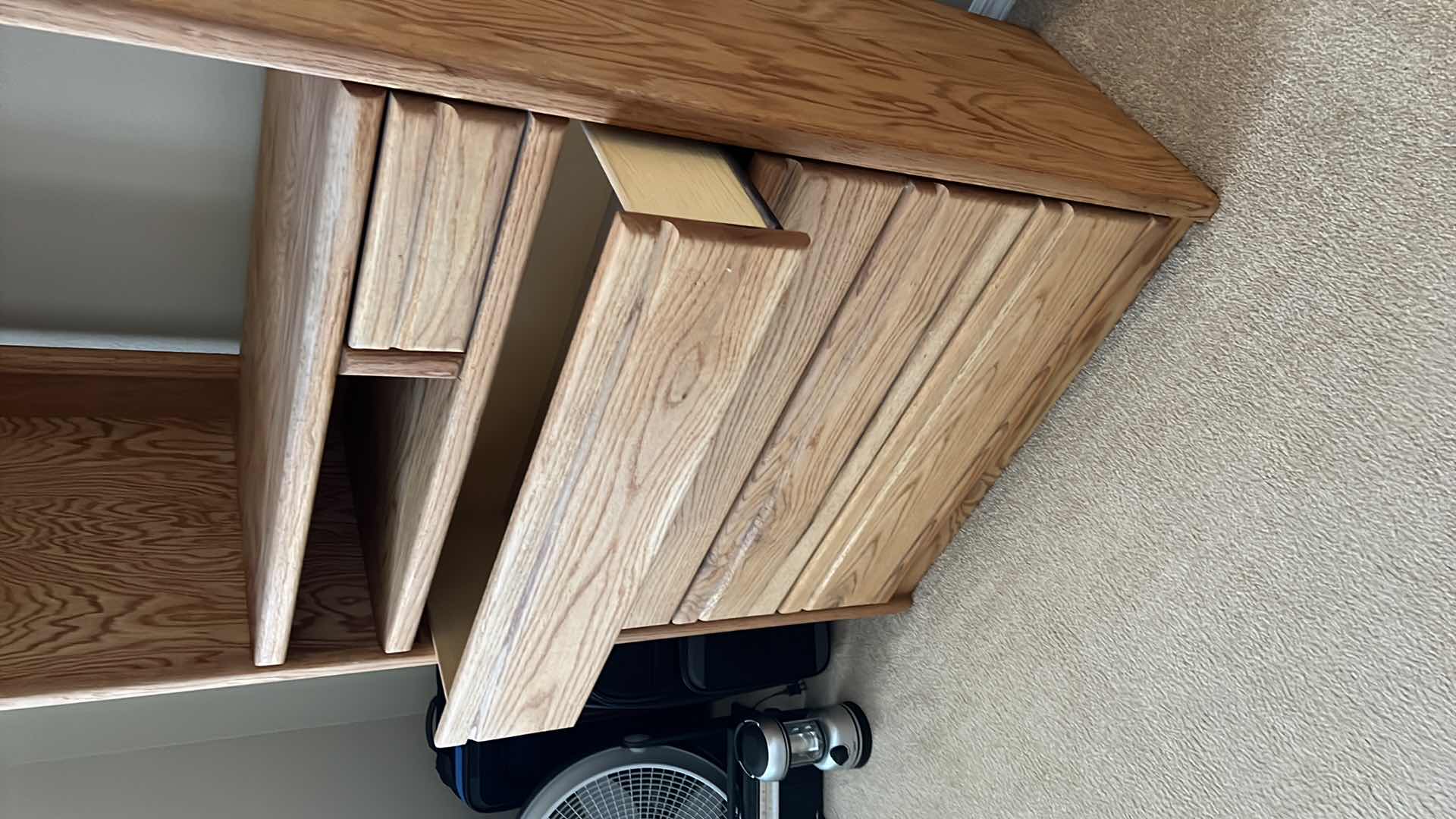 Photo 1 of OAK ENTERTAINMENT CENTER W CHEST OF DRAWERS 36” x 20” H74”