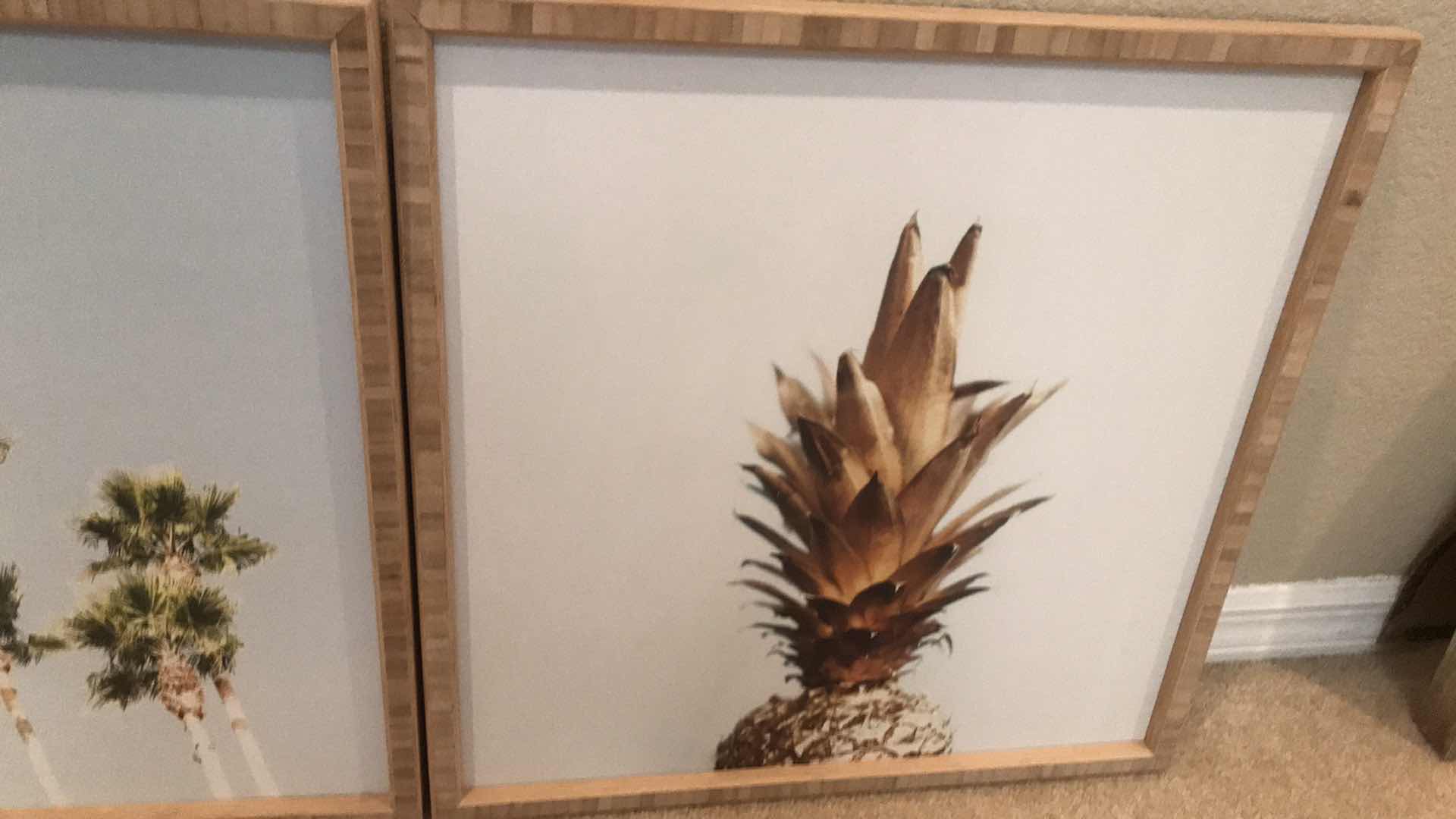 Photo 3 of TWO FRAMED ARTWORK 20” X 20”