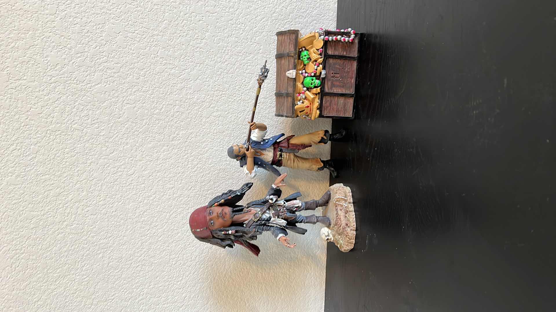 Photo 1 of PIRATES OF THE CARIBBEAN BOBBLE HEAD, TREASURE CHEST BANK