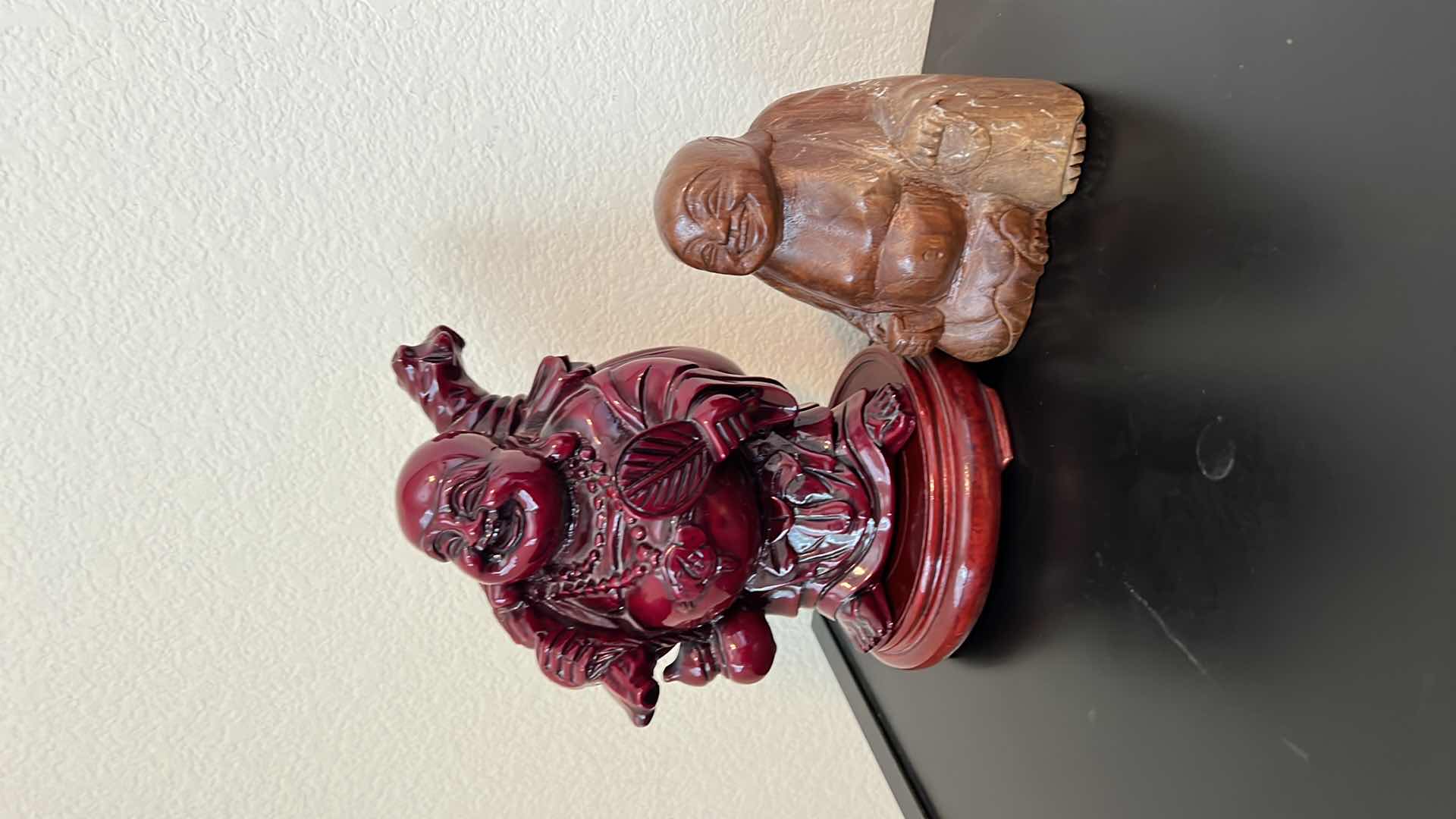 Photo 1 of TWO BUDDHA FIGURINES