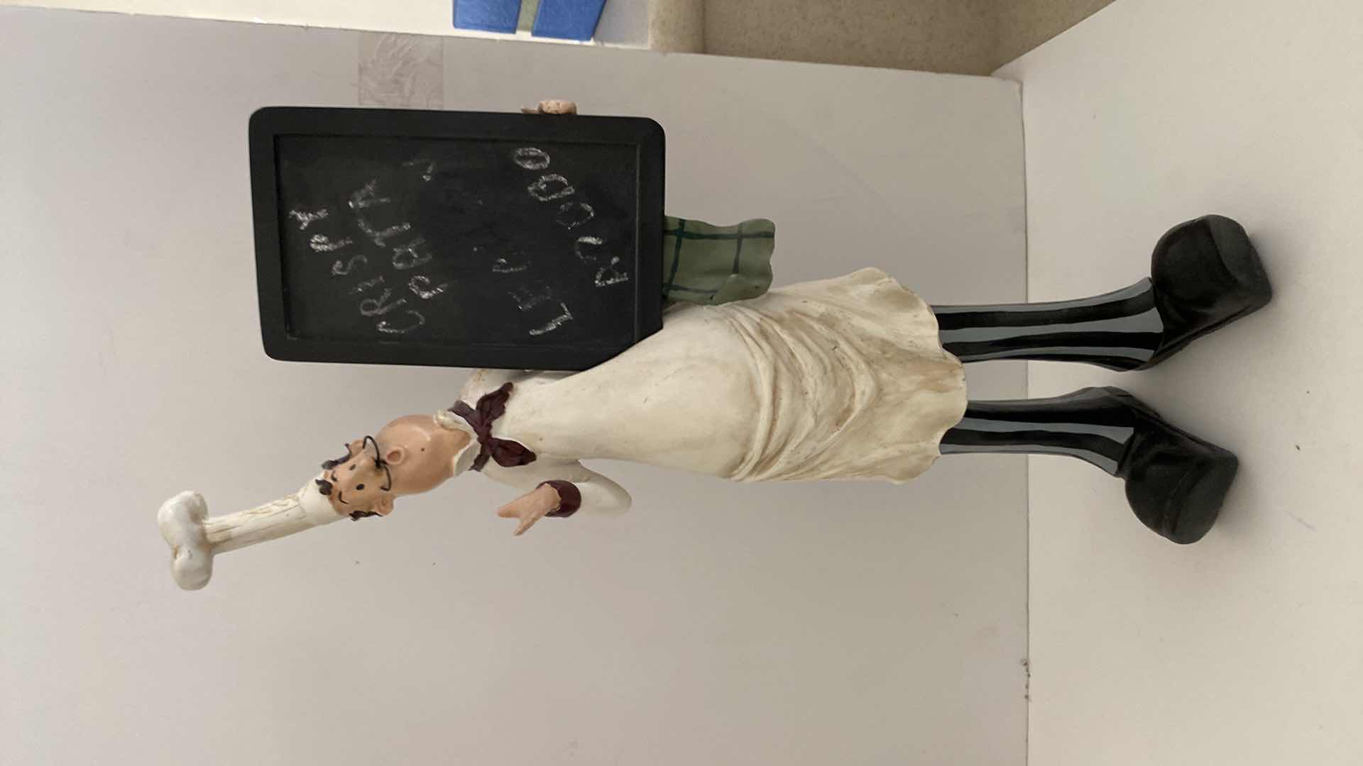 Photo 1 of 2 PIECE WHIMSICAL CHEFS 11.5” & 20”