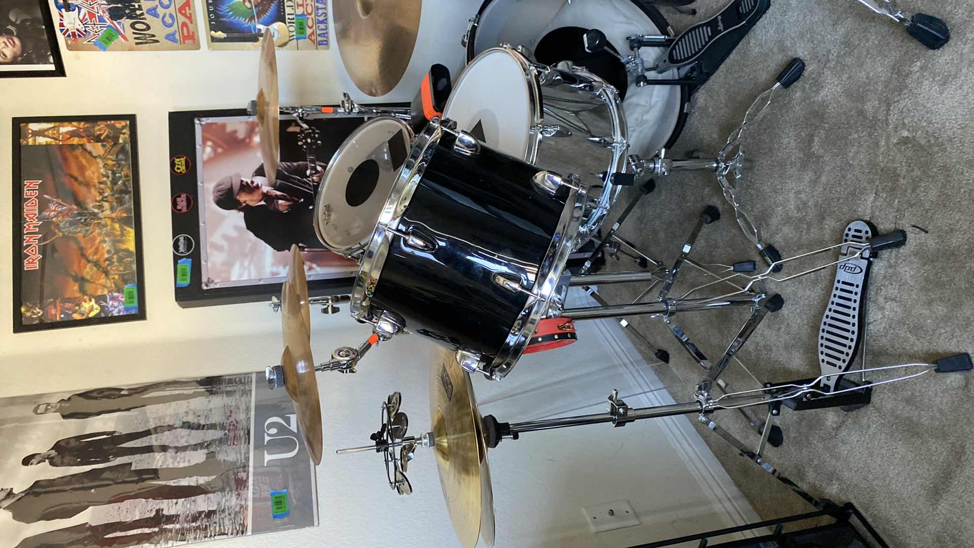 Photo 1 of REMO MULTI PIECE DRUM & SABIAN CYMBALS & DRUMSTICKS