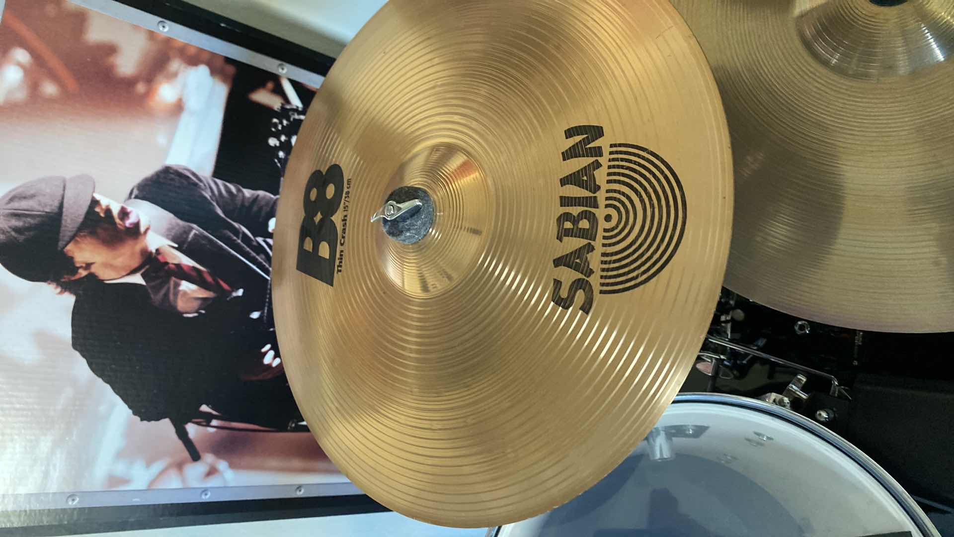 Photo 1 of REMO MULTI PIECE DRUM & SABIAN CYMBALS & DRUMSTICKS