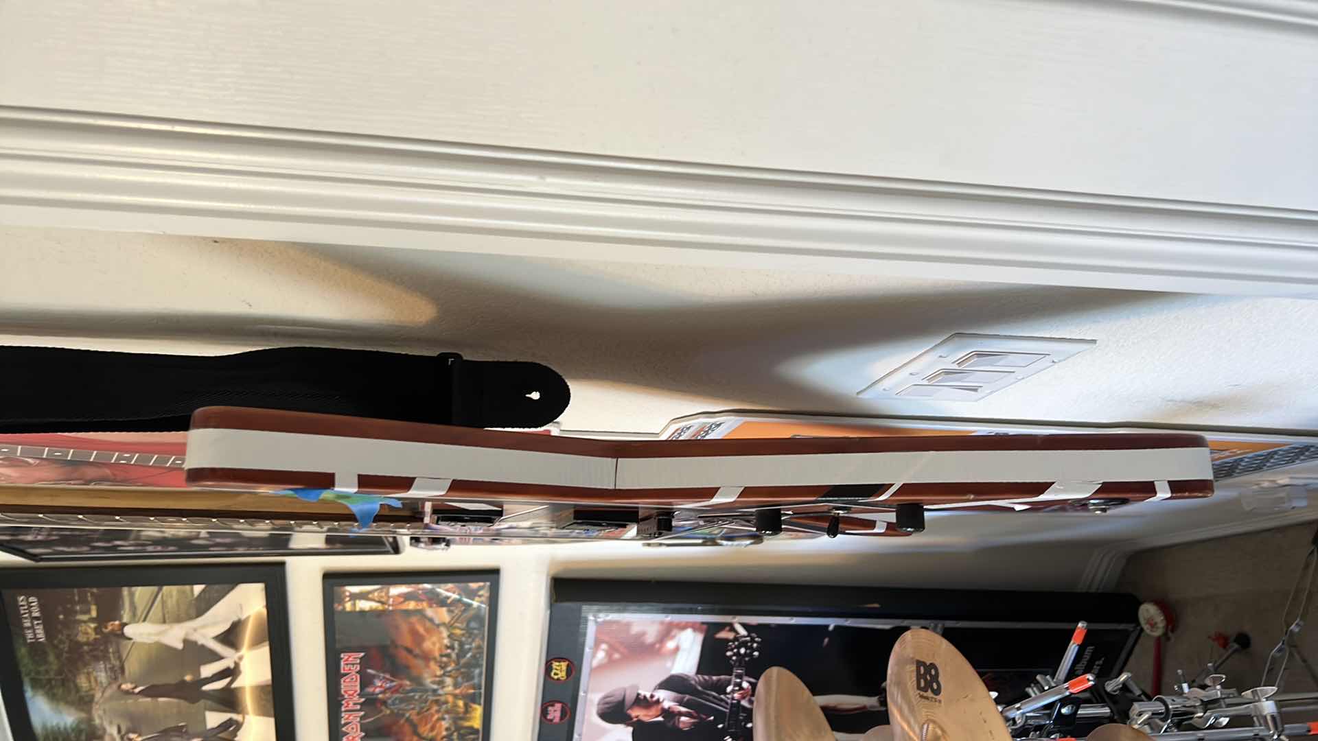 Photo 1 of DEAN ELECTRIC GUITAR WITH STRAP & WALL HOLDER