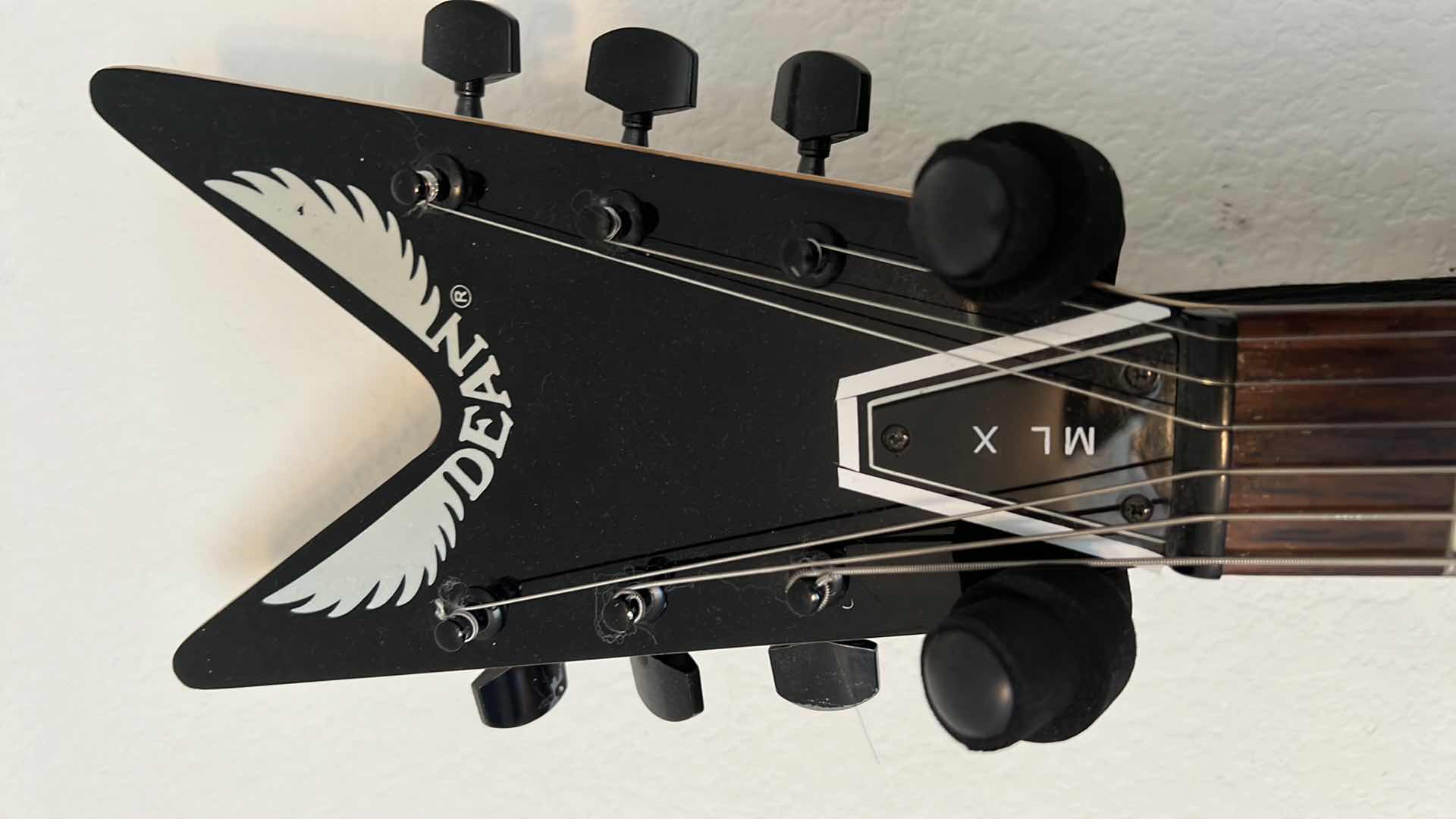 Photo 1 of DEAN ELECTRIC GUITAR WITH STRAP & WALL HOLDER
