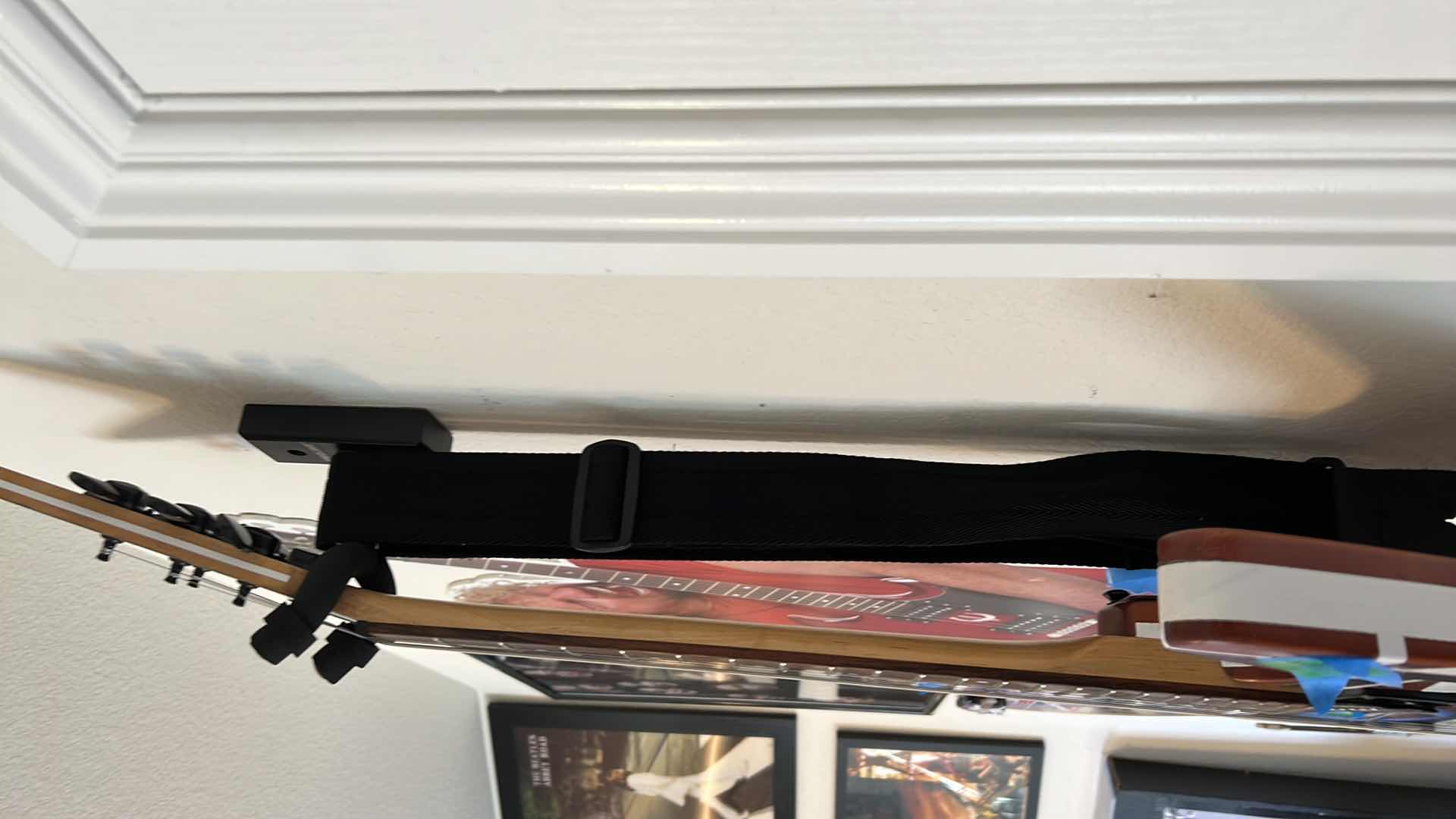 Photo 1 of DEAN ELECTRIC GUITAR WITH STRAP & WALL HOLDER