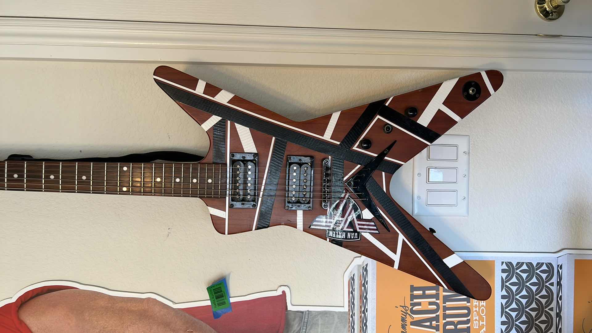 Photo 1 of DEAN ELECTRIC GUITAR WITH STRAP & WALL HOLDER