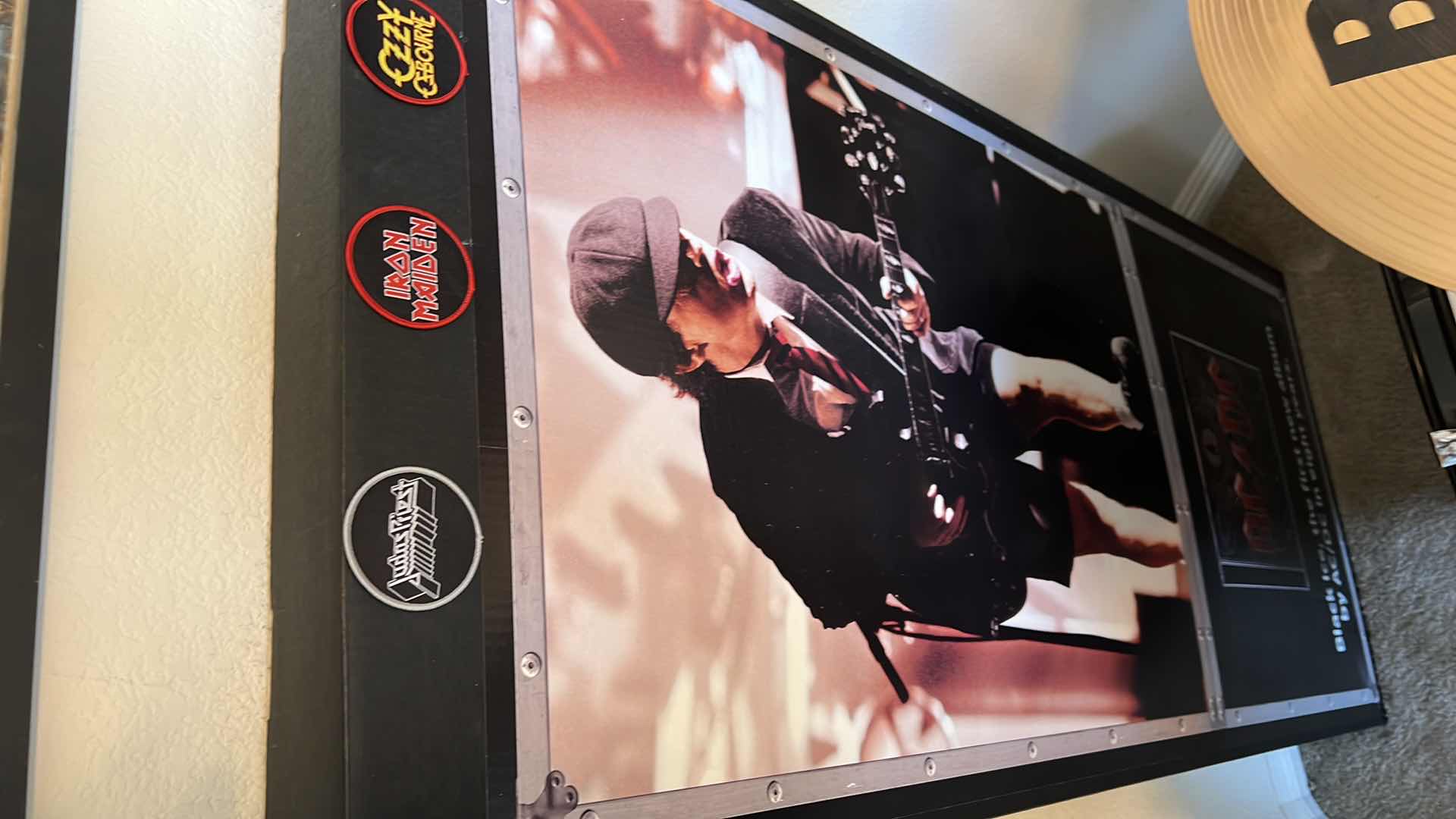 Photo 1 of PROMOTIONAL POSTER AC/DC BLACK ICE 24 x 53