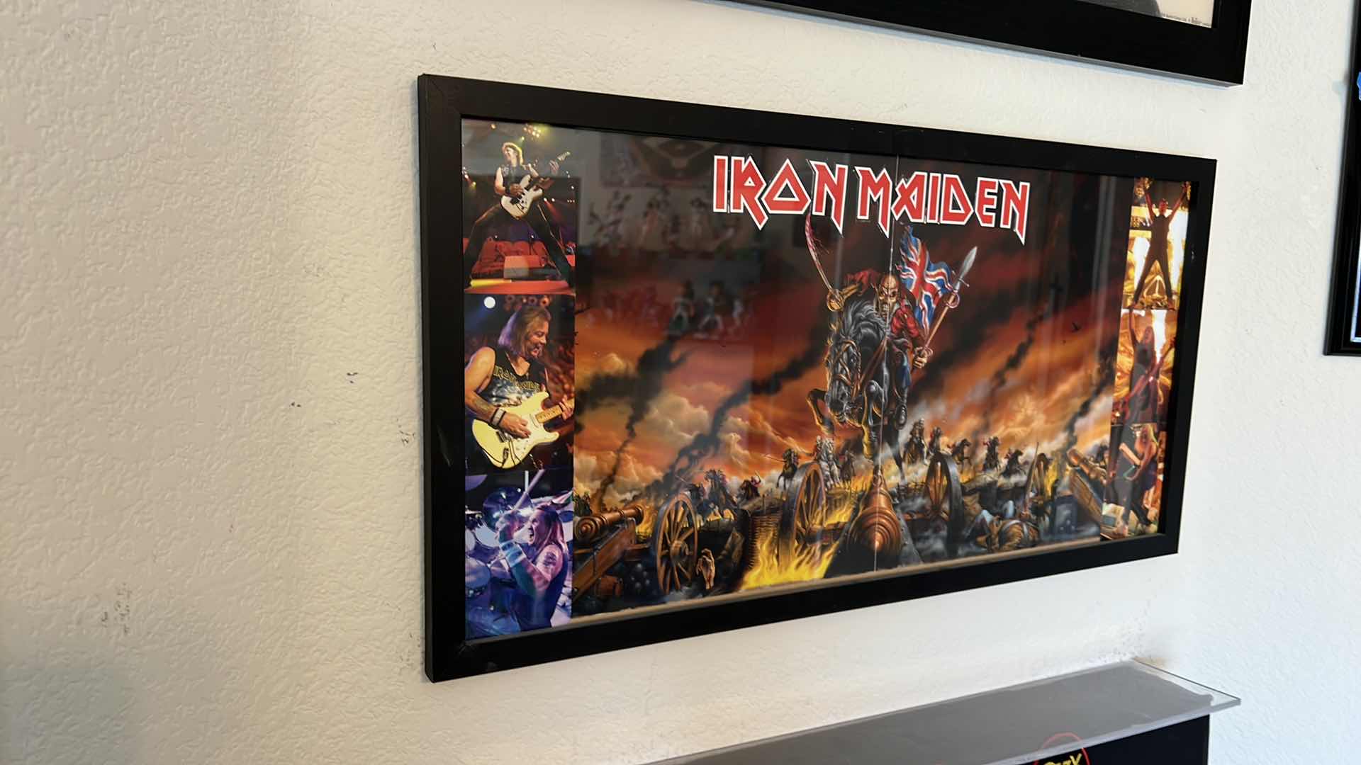 Photo 1 of FRAMED ART IRON MAIDEN POSTER 26 x 14