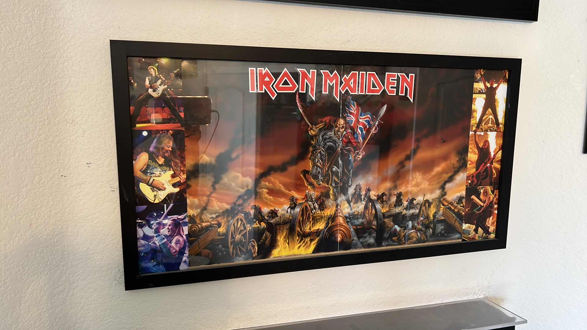 Photo 1 of FRAMED ART IRON MAIDEN POSTER 26 x 14