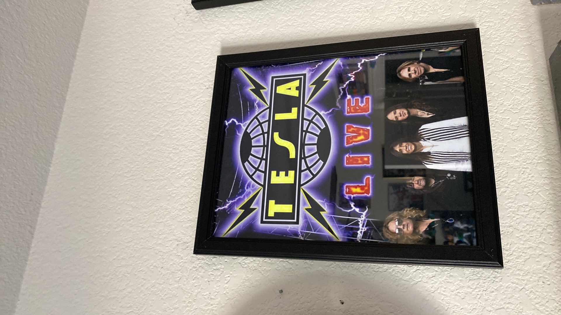 Photo 1 of FRAMED PICTURE TESLA LIVE 9 x 11