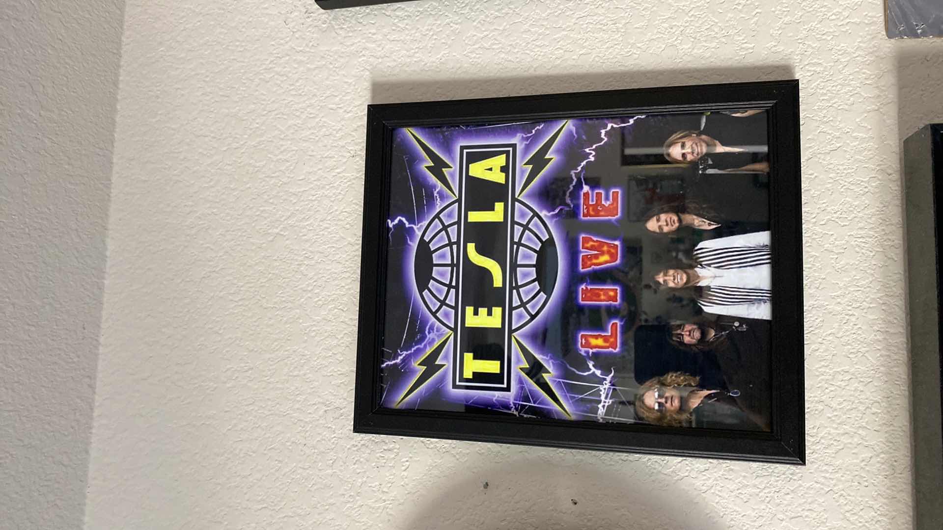 Photo 1 of FRAMED PICTURE TESLA LIVE 9 x 11
