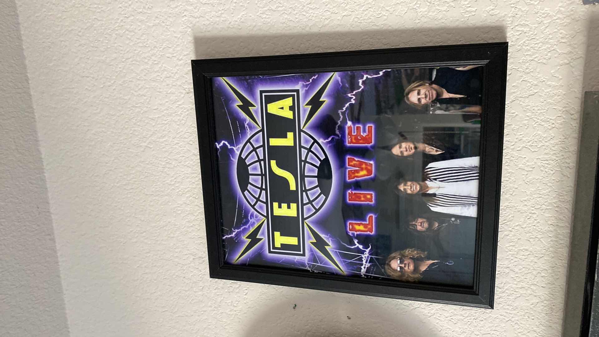 Photo 1 of FRAMED PICTURE TESLA LIVE 9 x 11