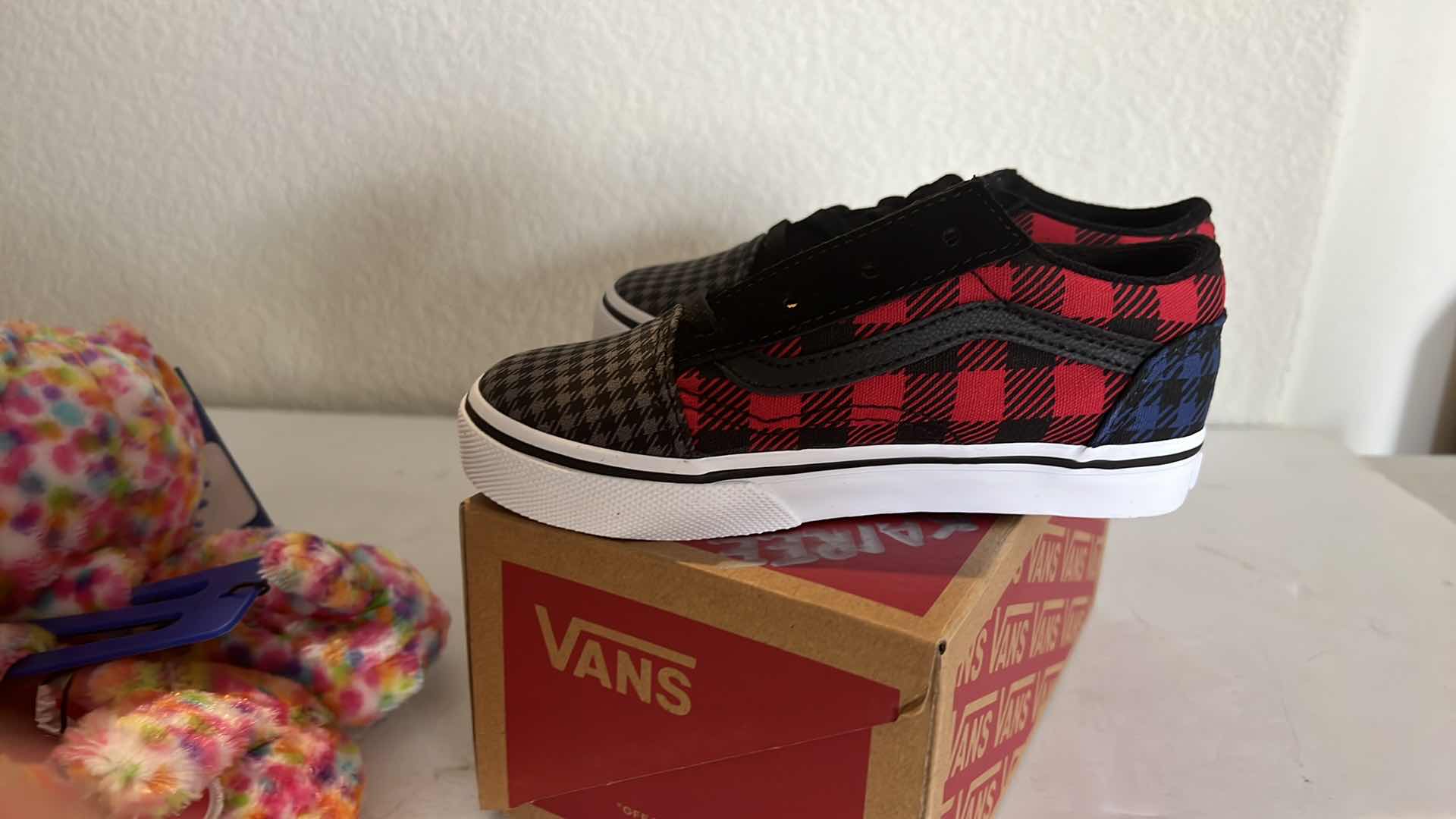Photo 1 of NEW KIDS BUILD A BEAR SLIPPERS (SIZE S),NEW KIDS VANS SIZE 10