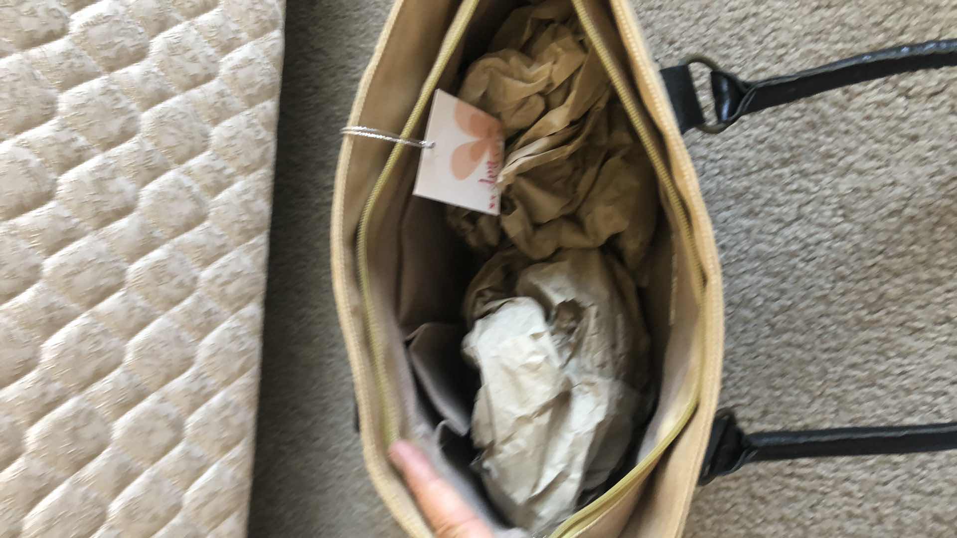 Photo 3 of NEW HANDBAG, CANVAS, EMBROIDERY,FAUX LEATHER