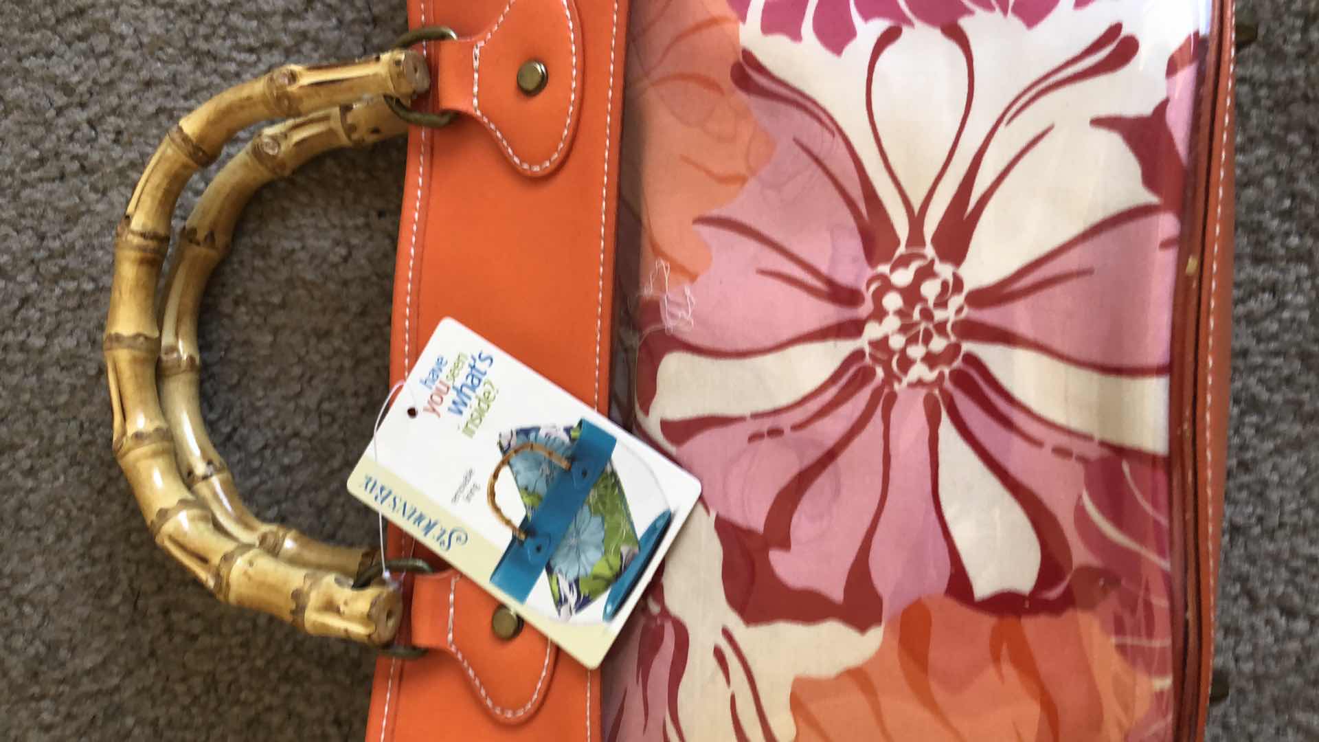 Photo 1 of NEW FLOWER HANDBAG PINO AND ORANGE