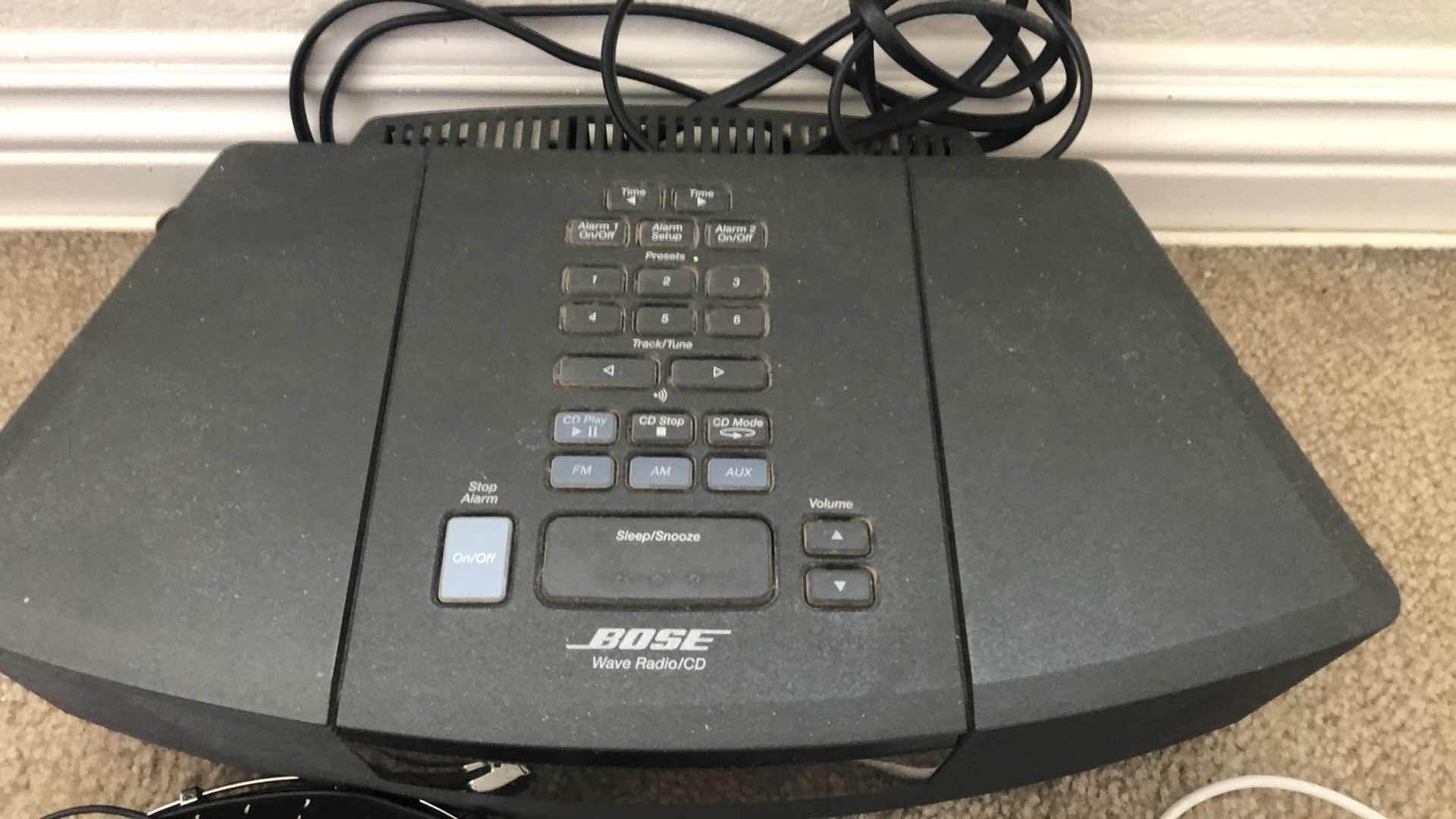 Photo 1 of BOISE WAVE CD PLAYER AND ALARM CLOCK, ROCNATION HEADPHONES, POGO POWER ON THE GO