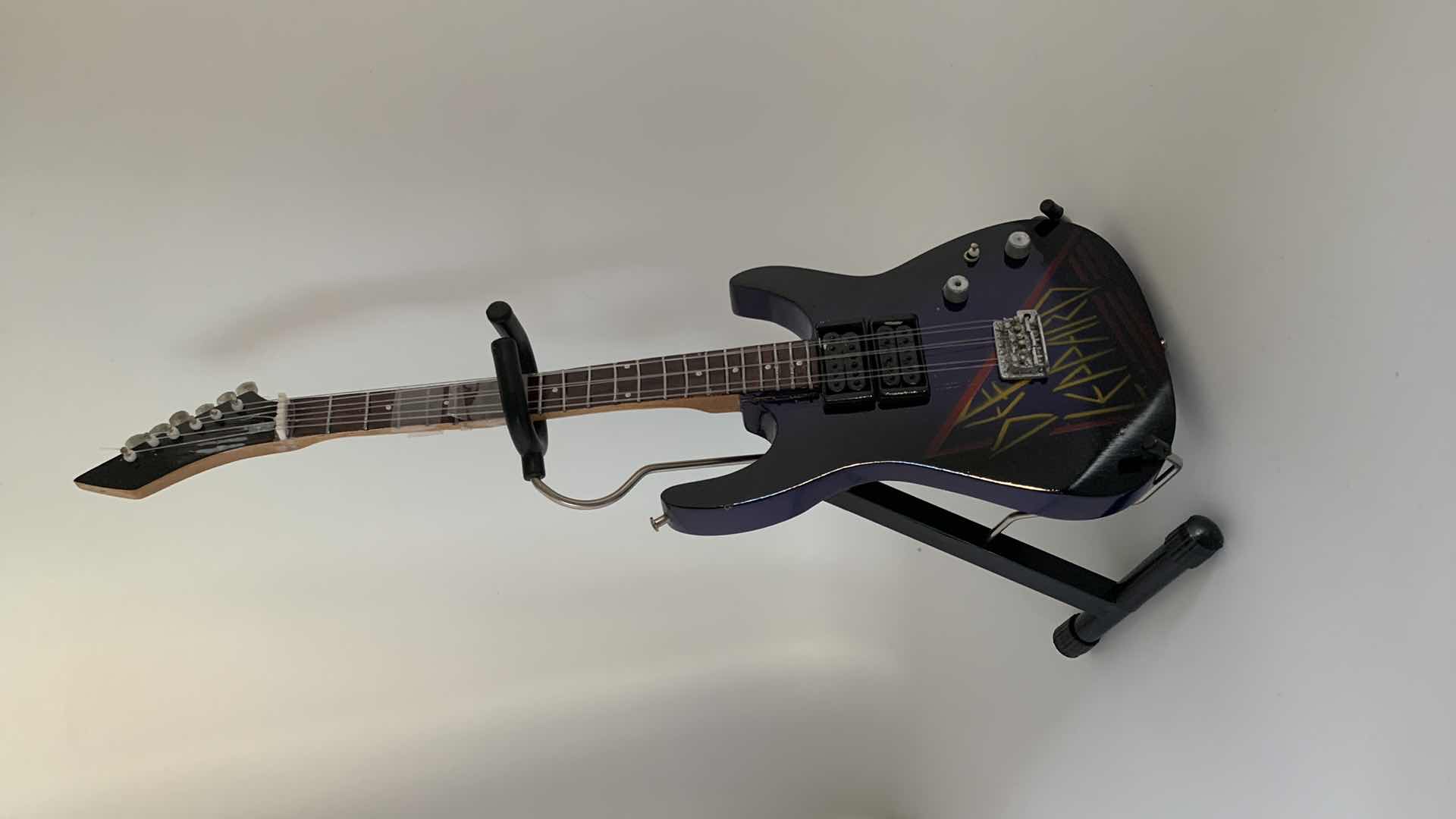 Photo 1 of DEF LEPPARD MINI GUITAR DISPLAY.