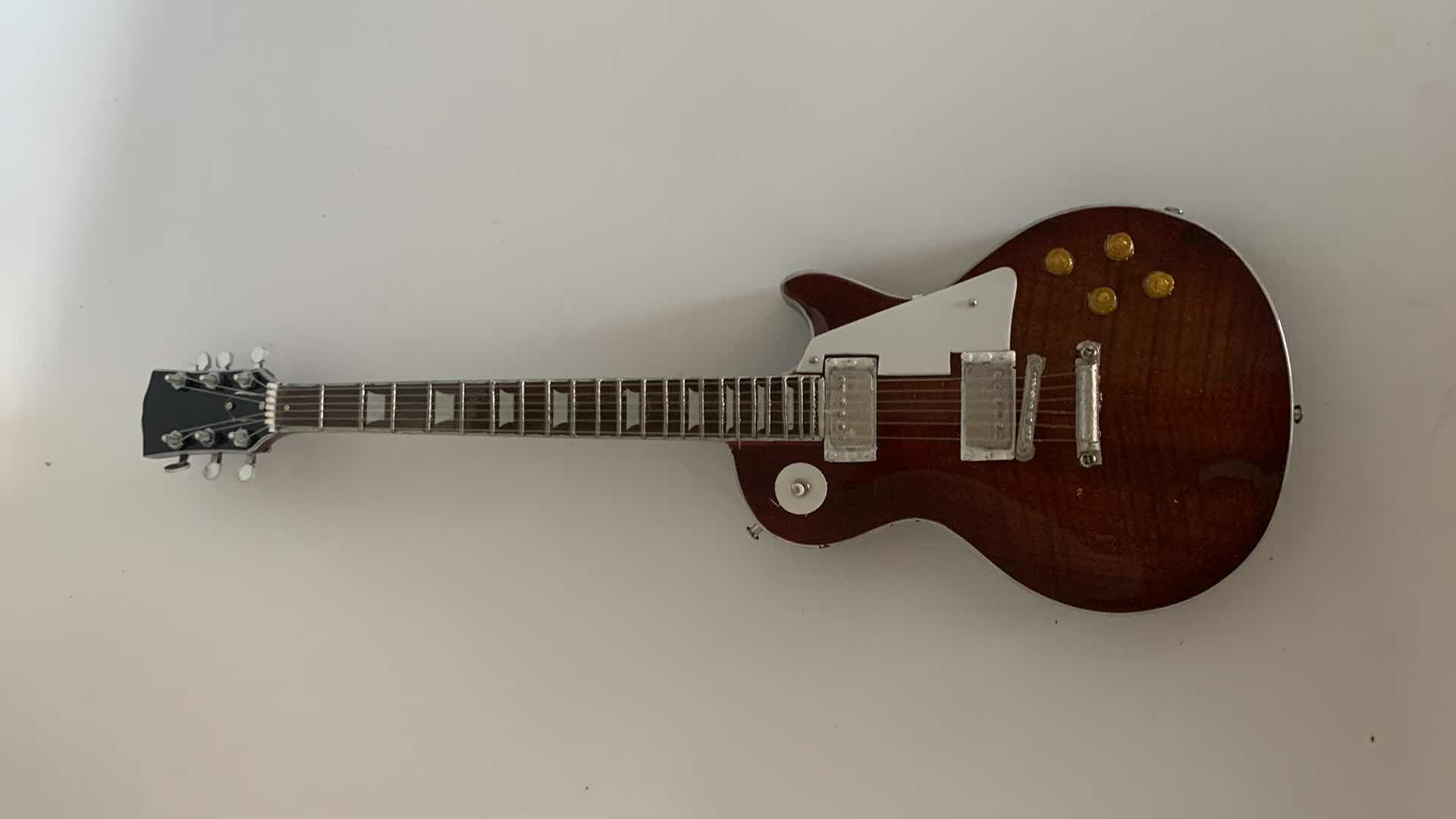 Photo 1 of MINIATURE ELECTRIC GUITAR DISPLAY. H.11”