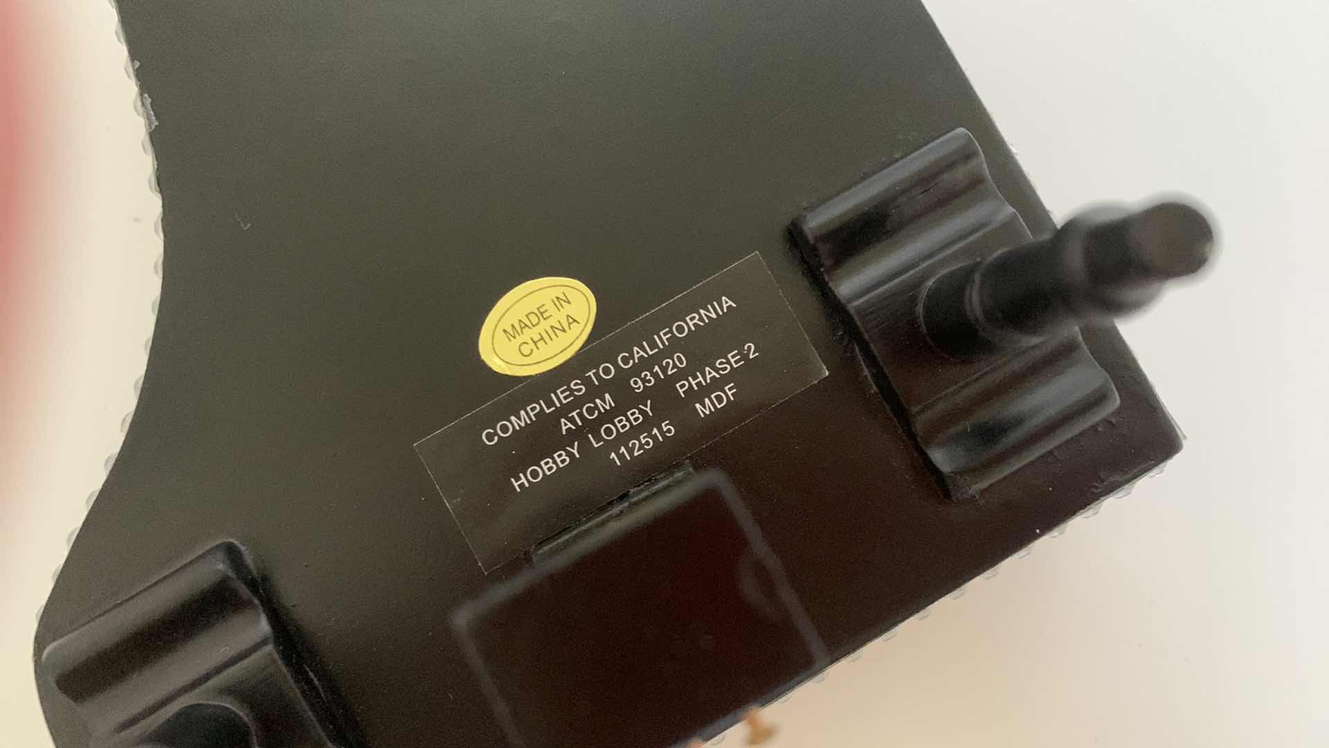 Photo 1 of HOBBY LOBBY MINIATURE PIANO DISPLAY.