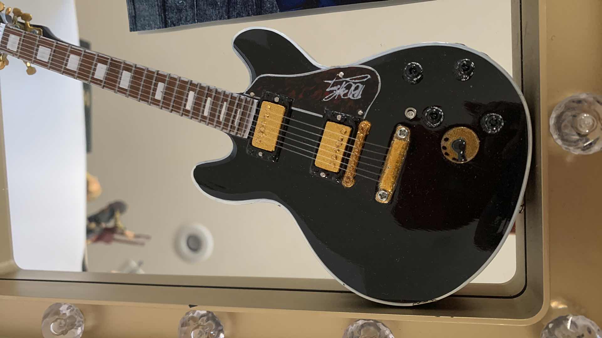 Photo 1 of HAND CRAFTED BB KING WALL HANG FRAMED DISPLAY. 9” X 12”