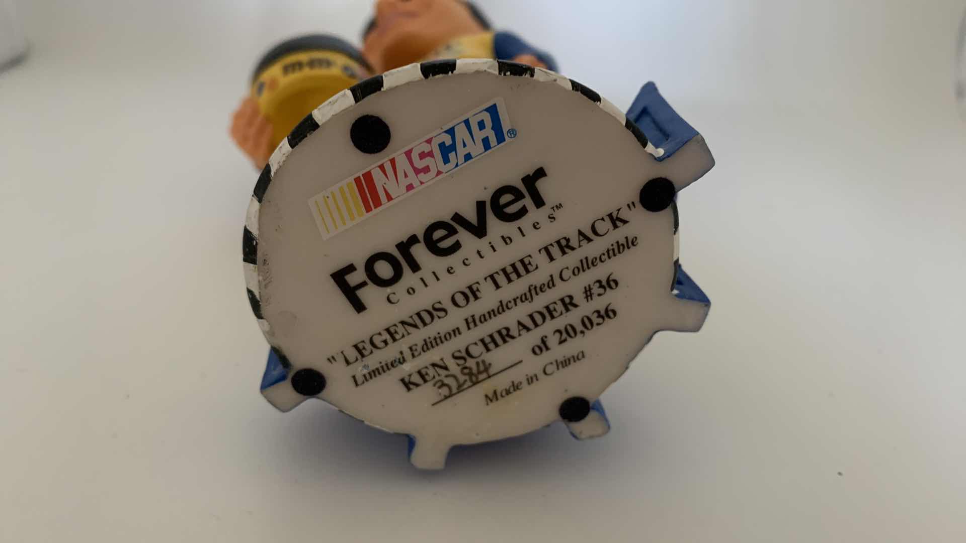 Photo 1 of NASCAR FOREVER COLLECTIBLES (LEGENDS OF THE TRACK) KEN SCHRADER LIMITED EDITION. 3284/20,036.