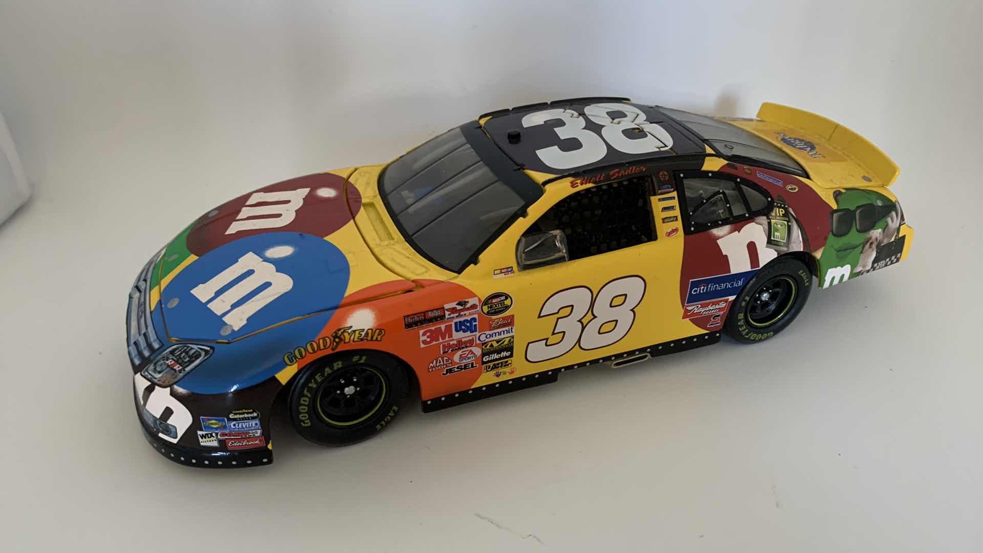 Photo 2 of M & M #38 ELLIOTT SADLER DIE CAST RACE CAR.