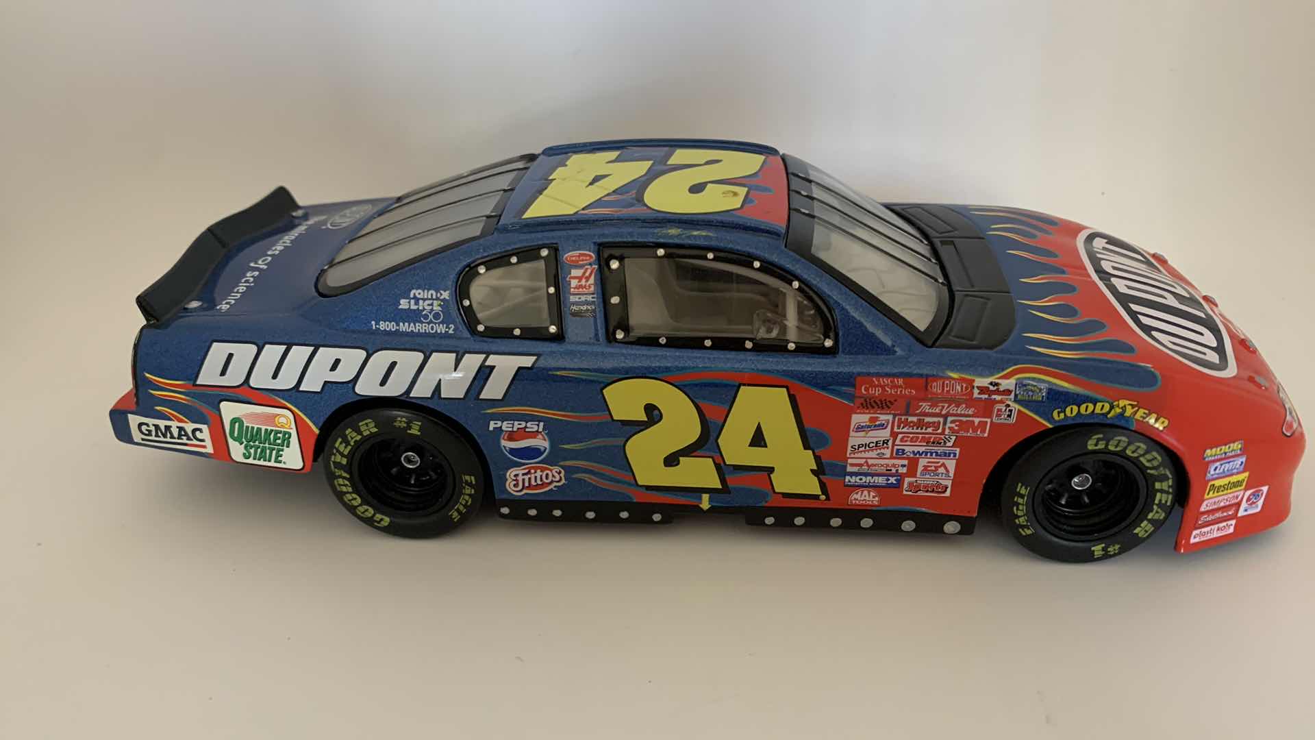 Photo 2 of DUPONT #24 JEFF GORDON DIE CAST RACE CAR.