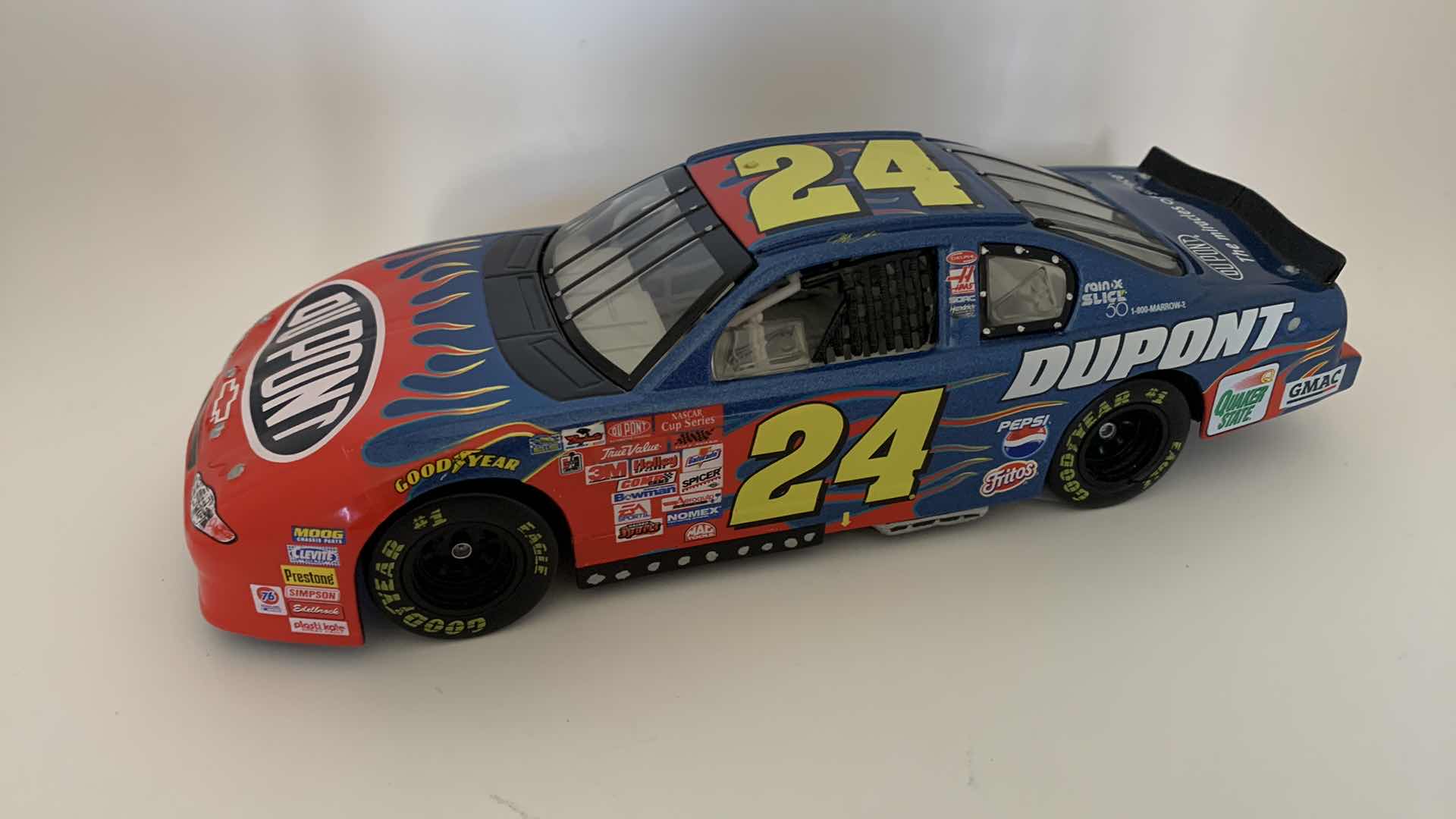 Photo 1 of DUPONT #24 JEFF GORDON DIE CAST RACE CAR.