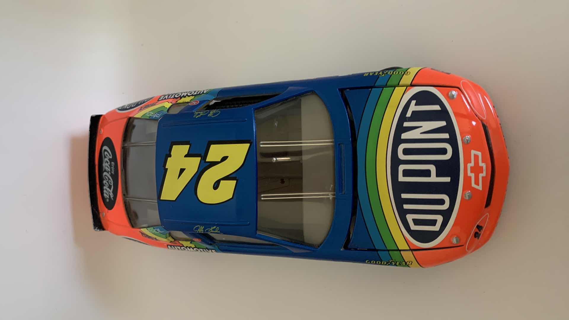 Photo 1 of DUPONT #24 JEFF GORDON DIE CAST RACE CAR.