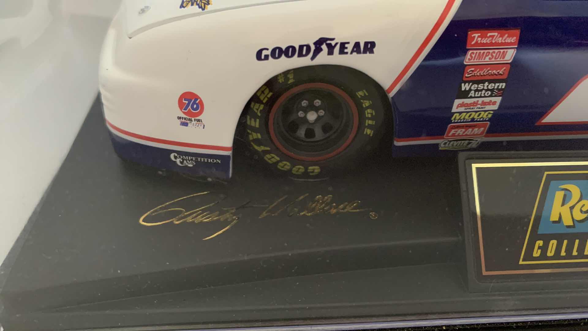 Photo 1 of REVELL COLLECTION #2 RUSTY WALLACE DIE CAST CAR IN SHOW CASE.