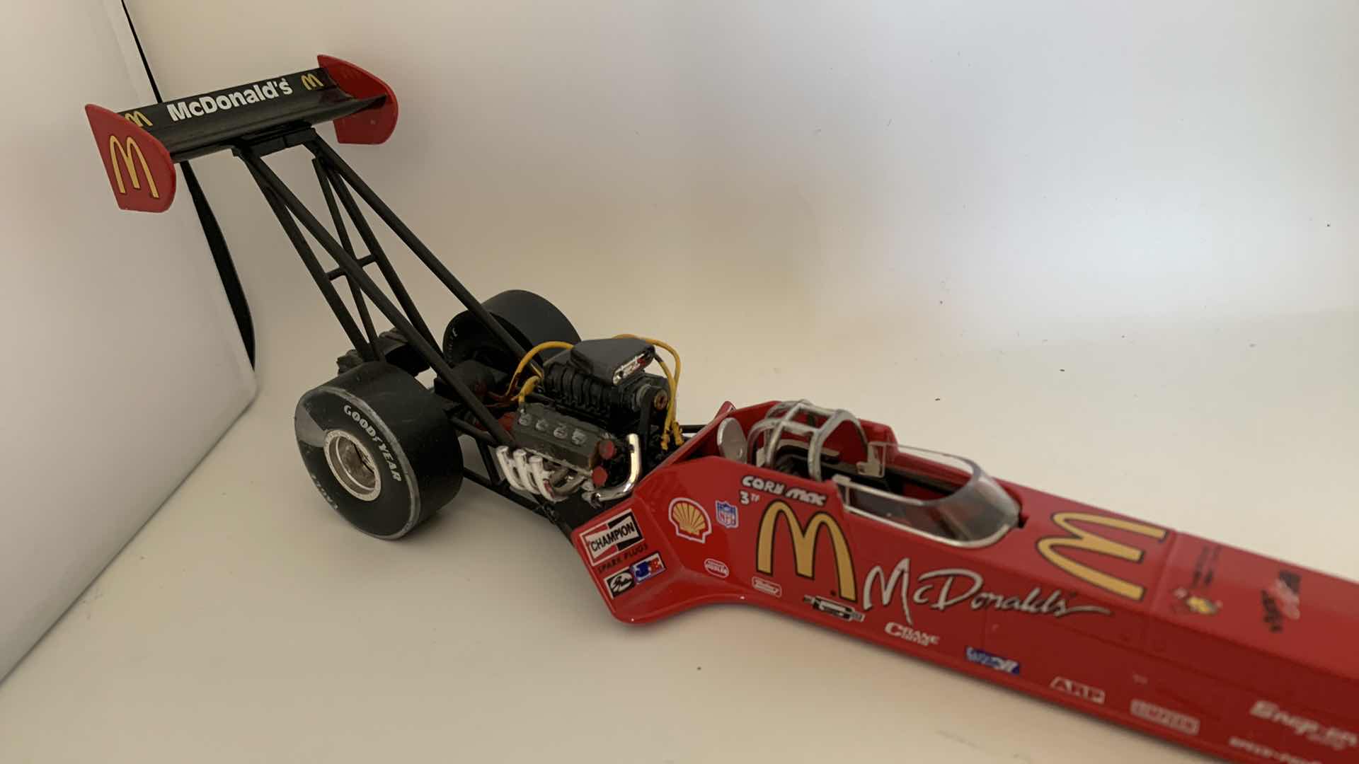 Photo 3 of MCDONALDS TOP FUEL DIE CAST RACE CAR.
