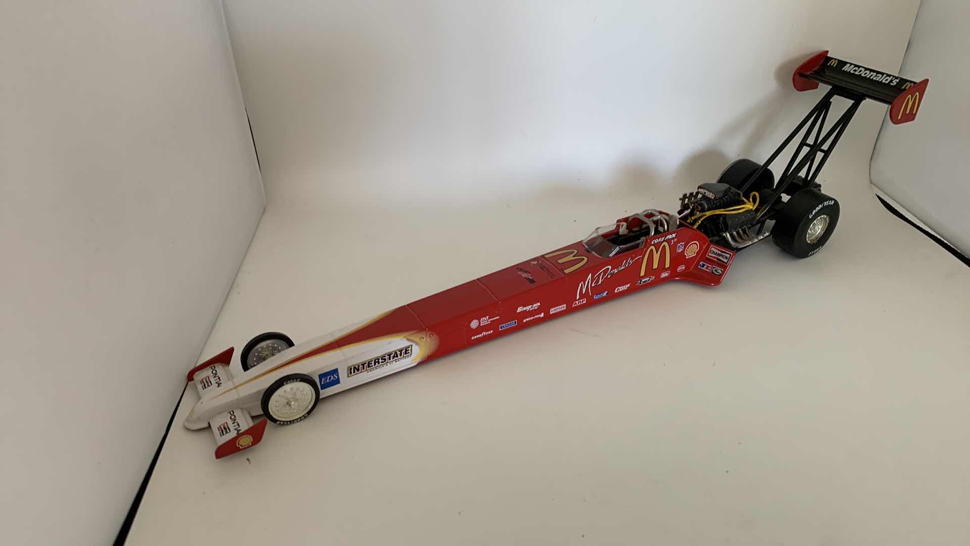 Photo 1 of MCDONALDS TOP FUEL DIE CAST RACE CAR.