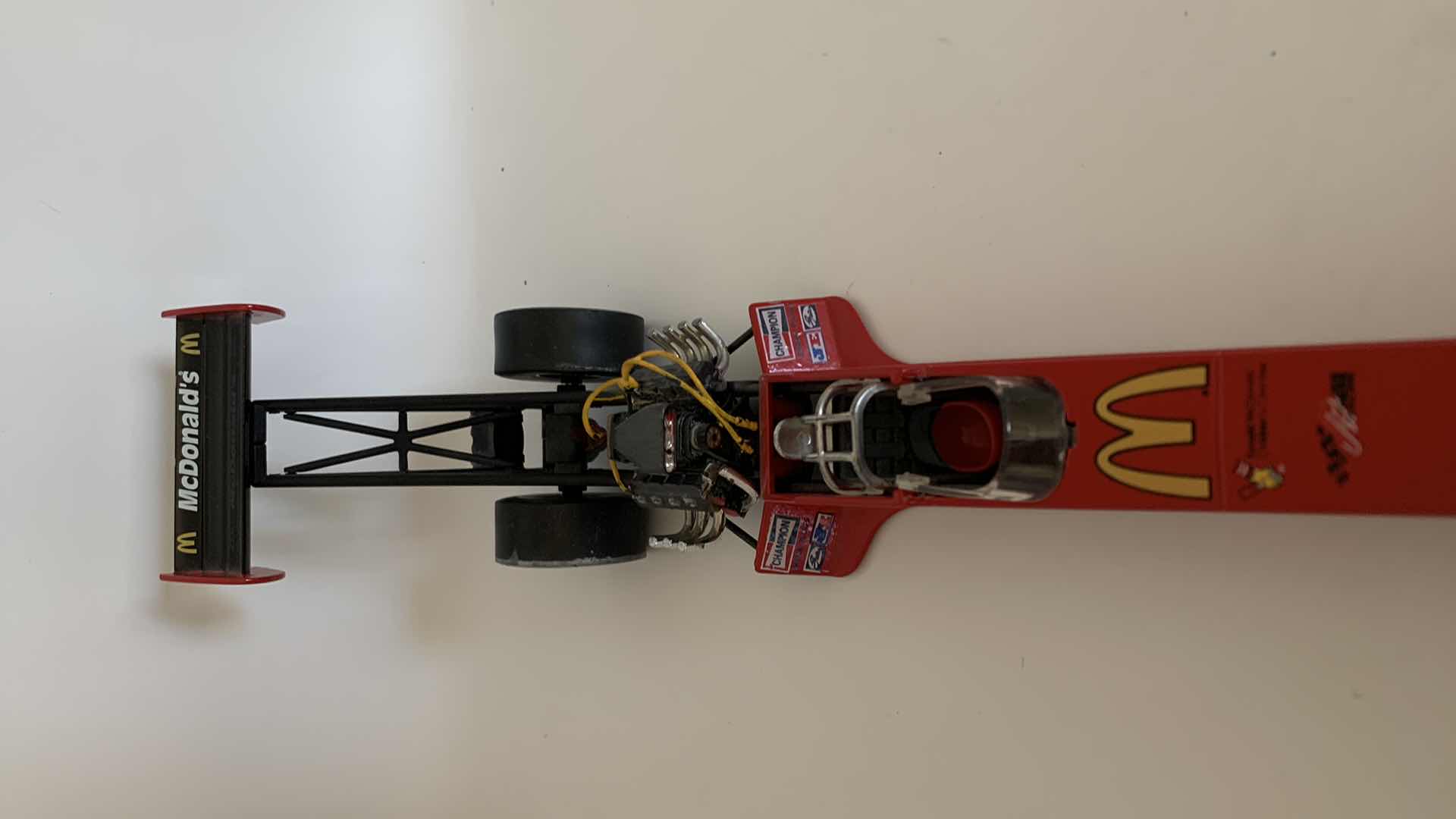 Photo 4 of MCDONALDS TOP FUEL DIE CAST RACE CAR.