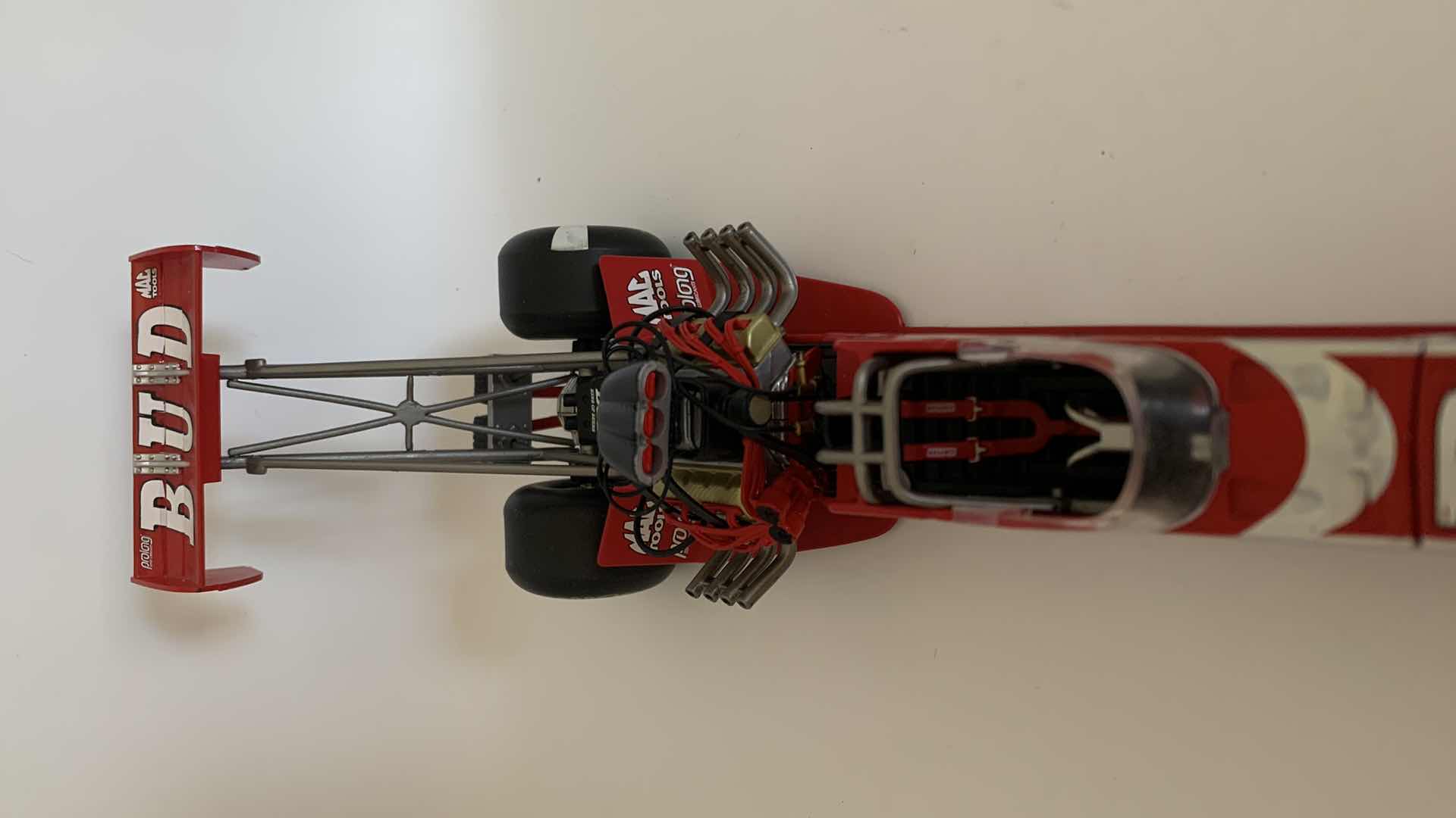Photo 4 of BUDWEISER TOP FUEL DIE CAST RACE CAR.