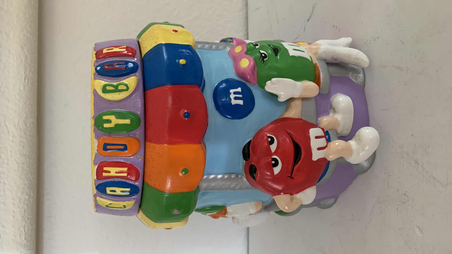 Photo 3 of GALERIE HAND PAINTED M & Ms CANs CANDY BAR.