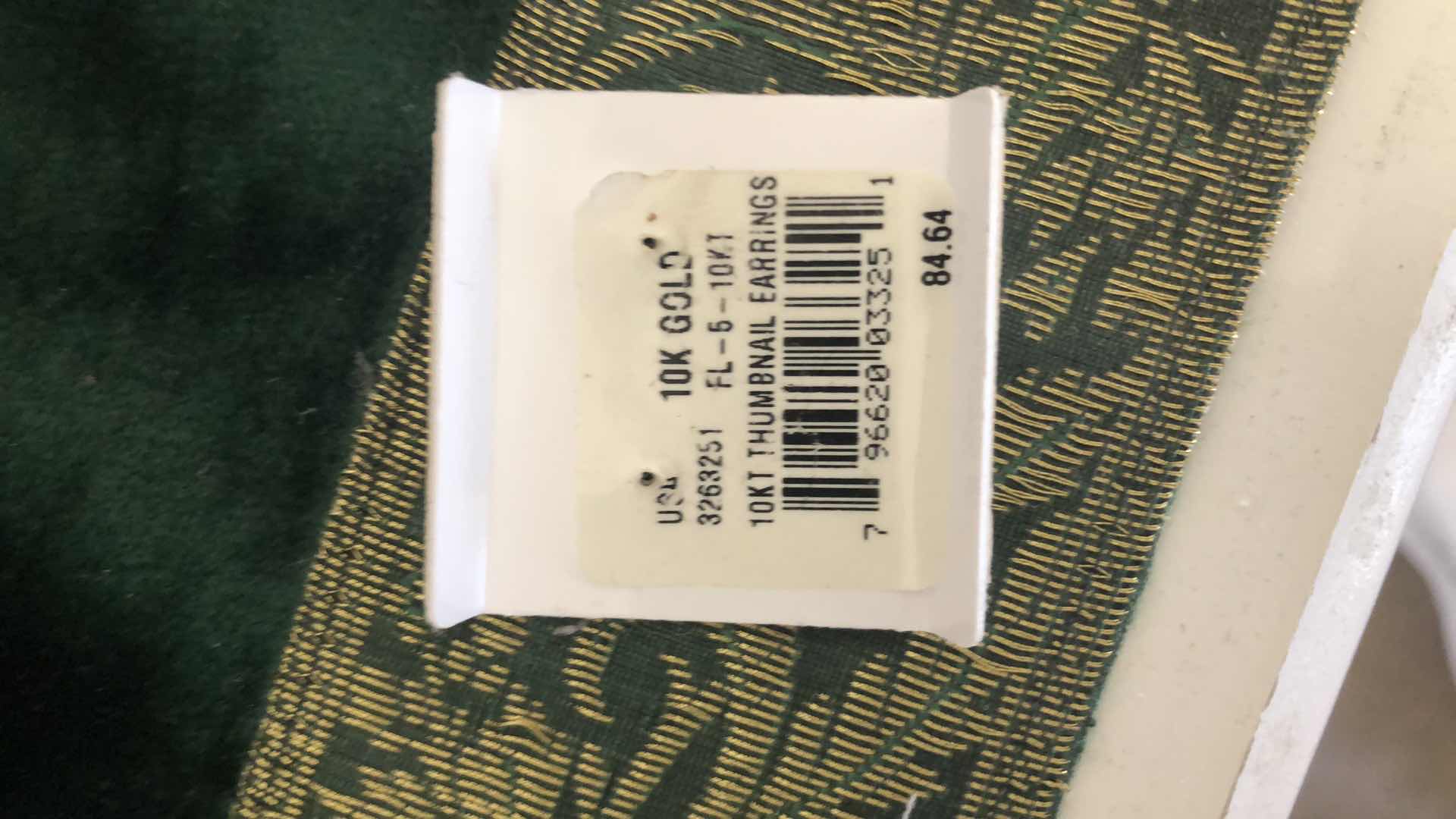 Photo 1 of 10K GOLD EARRINGS