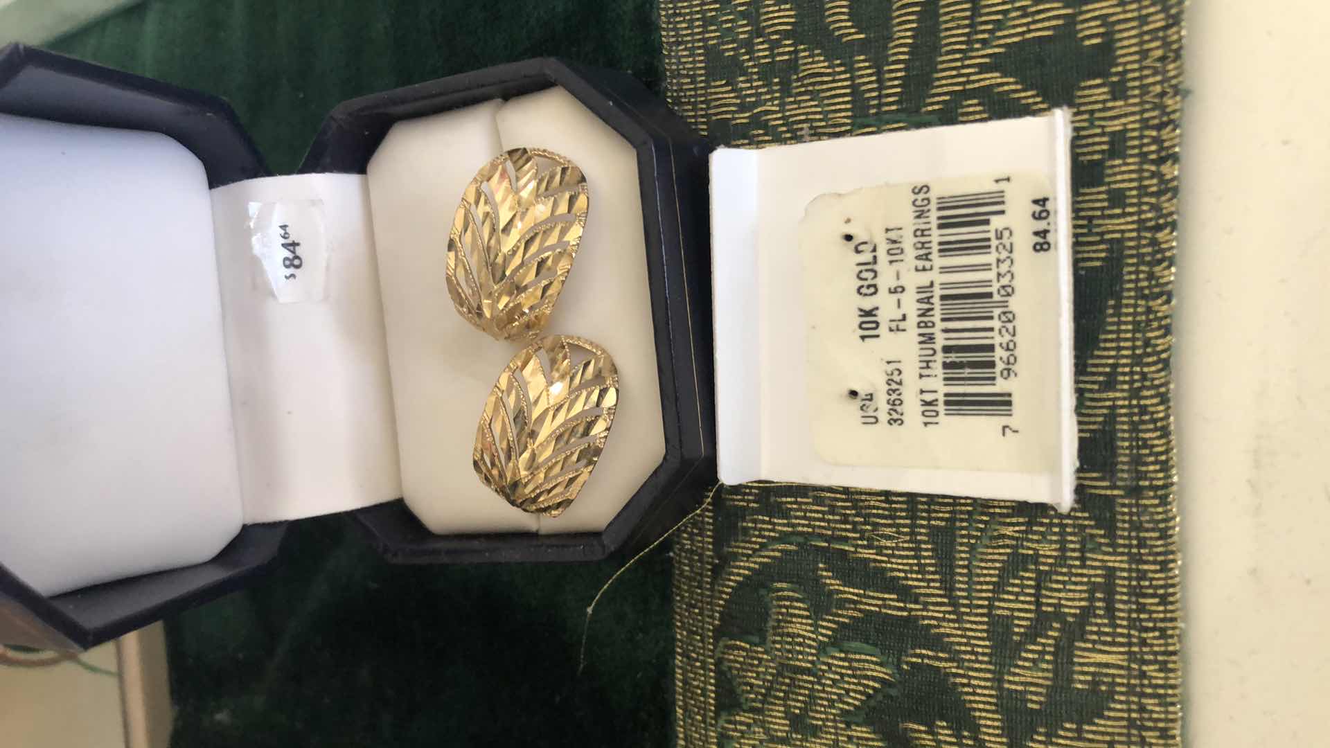 Photo 1 of 10K GOLD EARRINGS