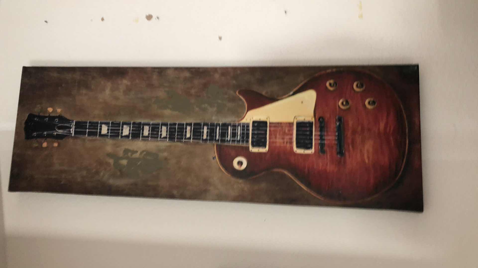 Photo 1 of GUITAR ARTWORK, 12x36”