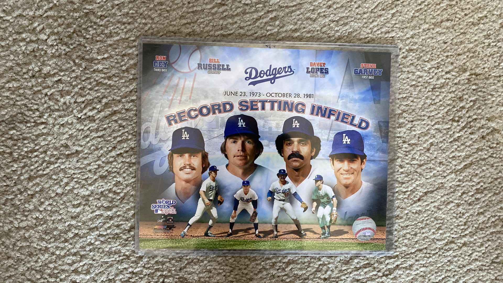 Photo 1 of 3 LAMINATED DODGERS PHOTOS 8x10