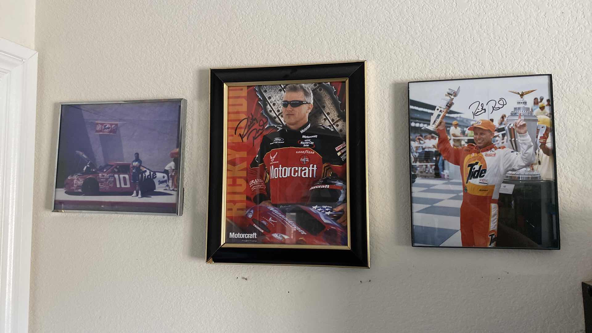 Photo 1 of 3 CAR RACE PHOTOS, 2 AUTOGRAPHED
