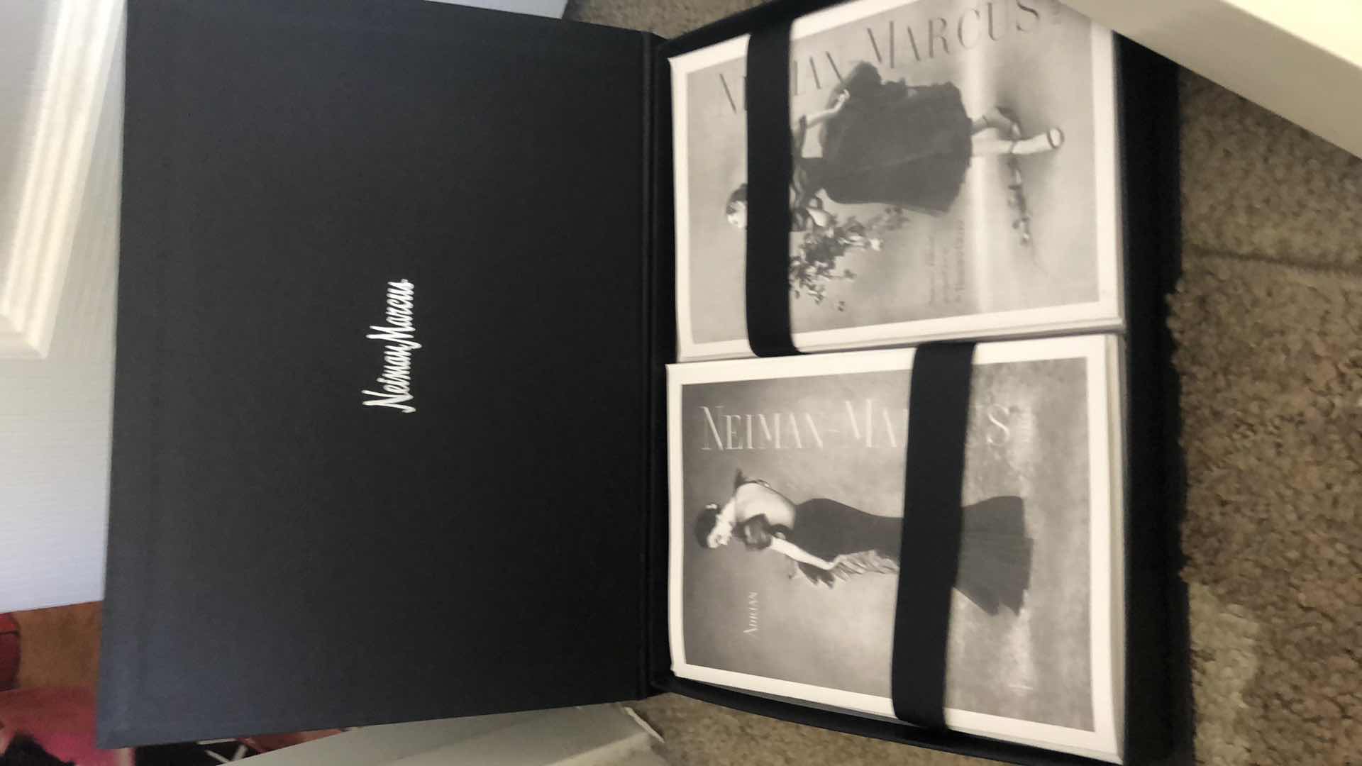 View 2 of NEW NEIMAN MARCUS CARD SET, NEW PARKER PEN, NEW ANN TAYLOR BODY SET, NEW BUTTERFLY ARTWORK AND TWO KEY FOBS.