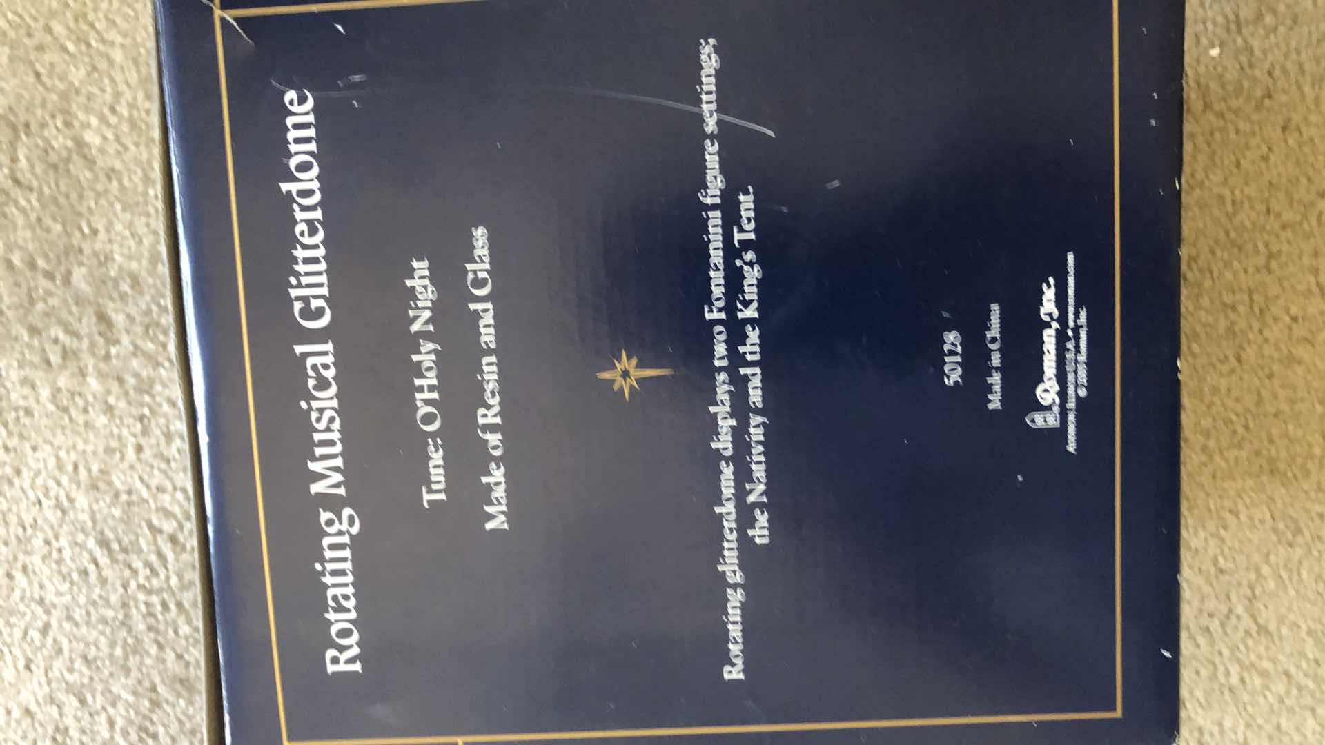 Photo 1 of ROTATING MUSICAL GLITTERDOME